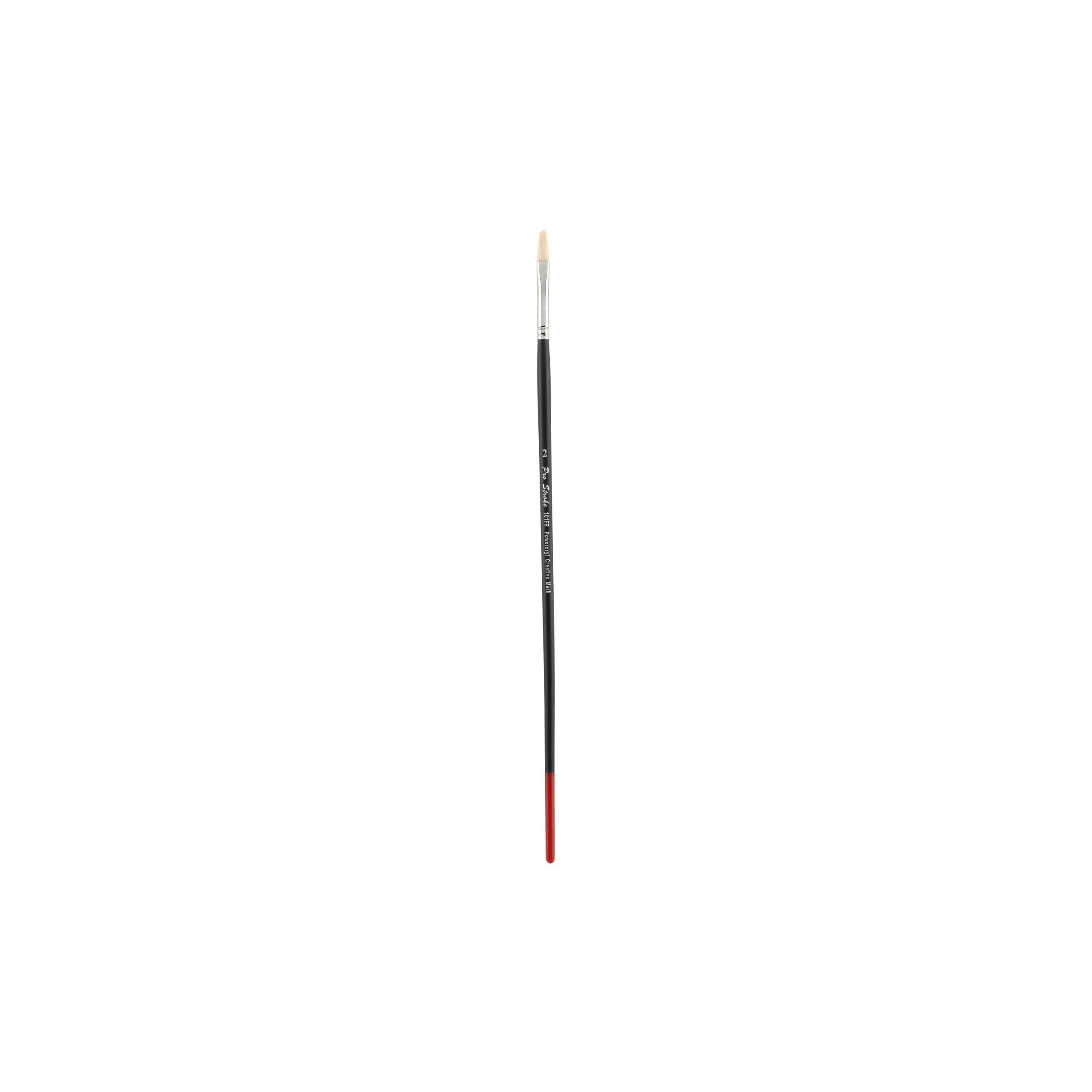 Creative Mark Powercryl Ultimate Acrylic Paint Brushes - Filbert #2, Professional Artist Paint Brushes with 3 Synthetic Hair Diameters for Heavy Acrylics & Water-Soluble Oils - Perfect for Canvas Painting, DIY Art Projects & Fine Art Techniques