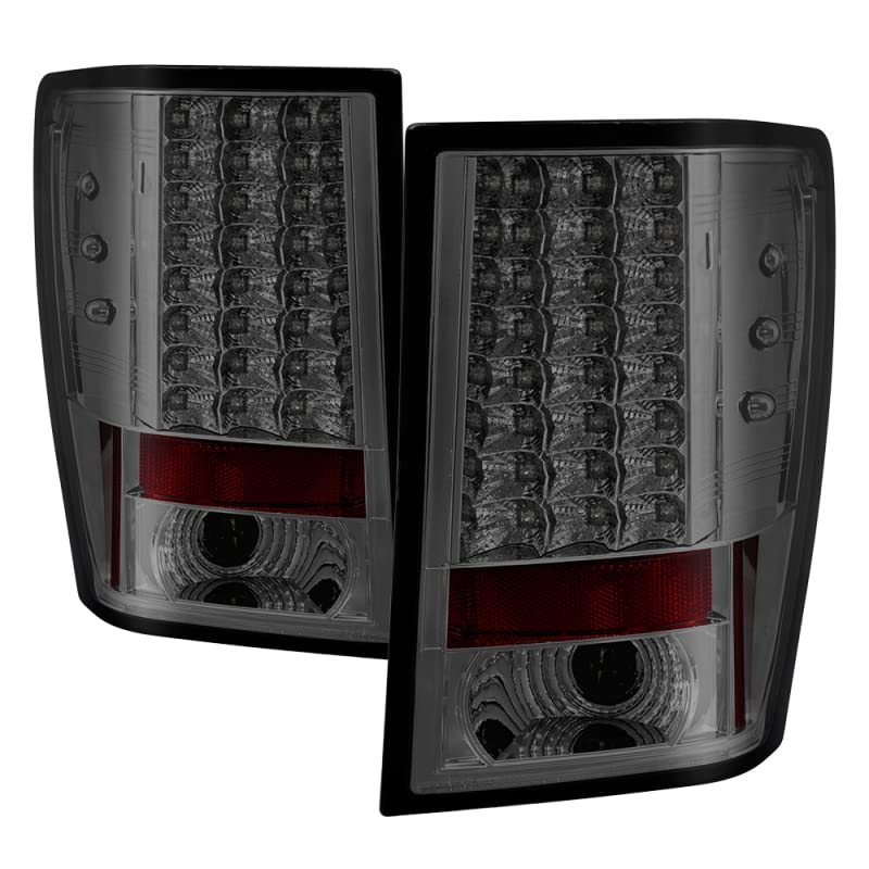 Spyder Auto 5070227 LED Tail Lights - Chrome/Smoke Lens - High Visibility & Style for Trucks, SUVs & Jeeps - Perfect for Night Driving & Custom Upgrades