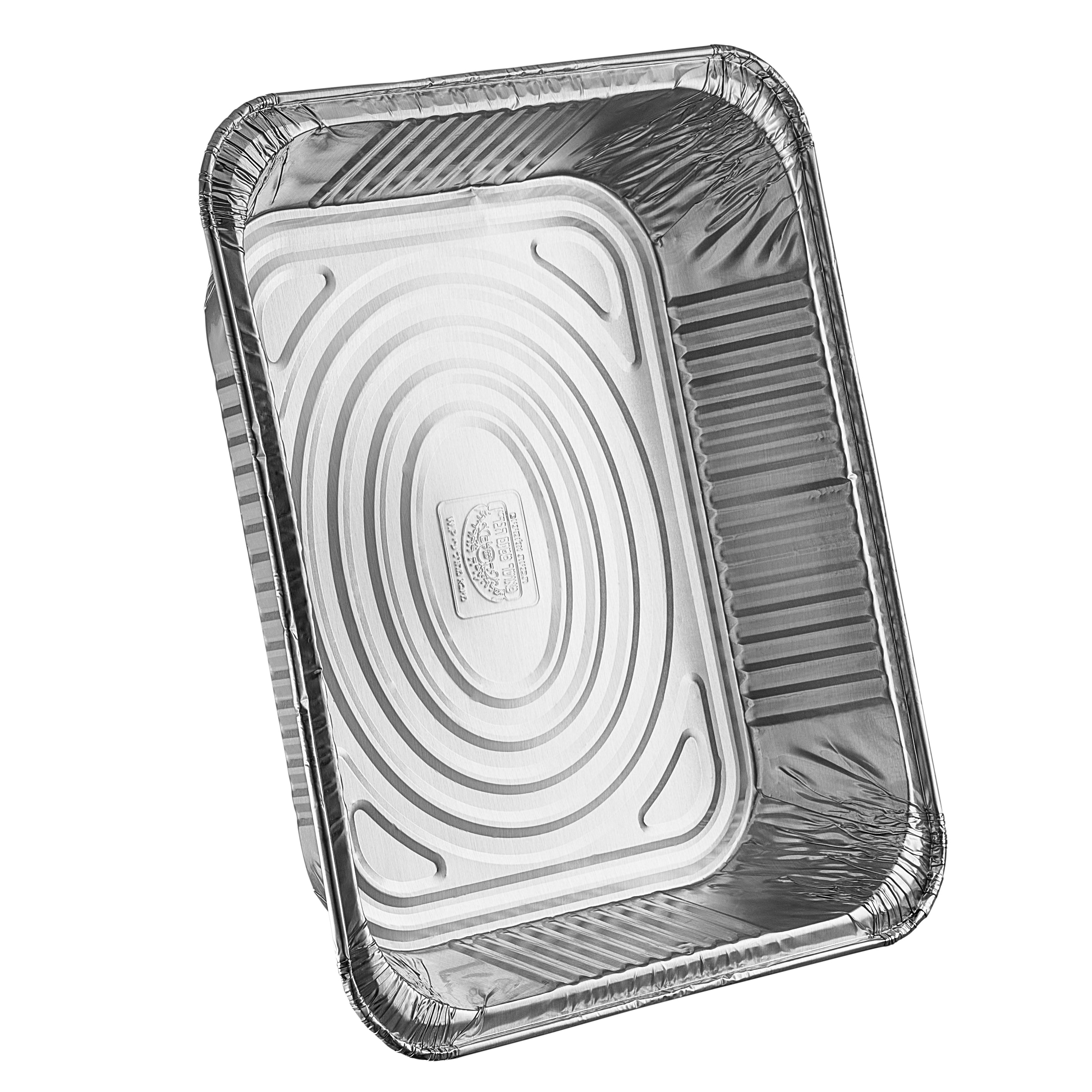 Premium 9x13 Inch Baking Pans with Lids - Set of 50 - Heavy Duty Aluminum Cookie Sheets for Baking, Cooking & Meal Prep - Perfect for Cakes, Brownies, Lasagna & Party Food