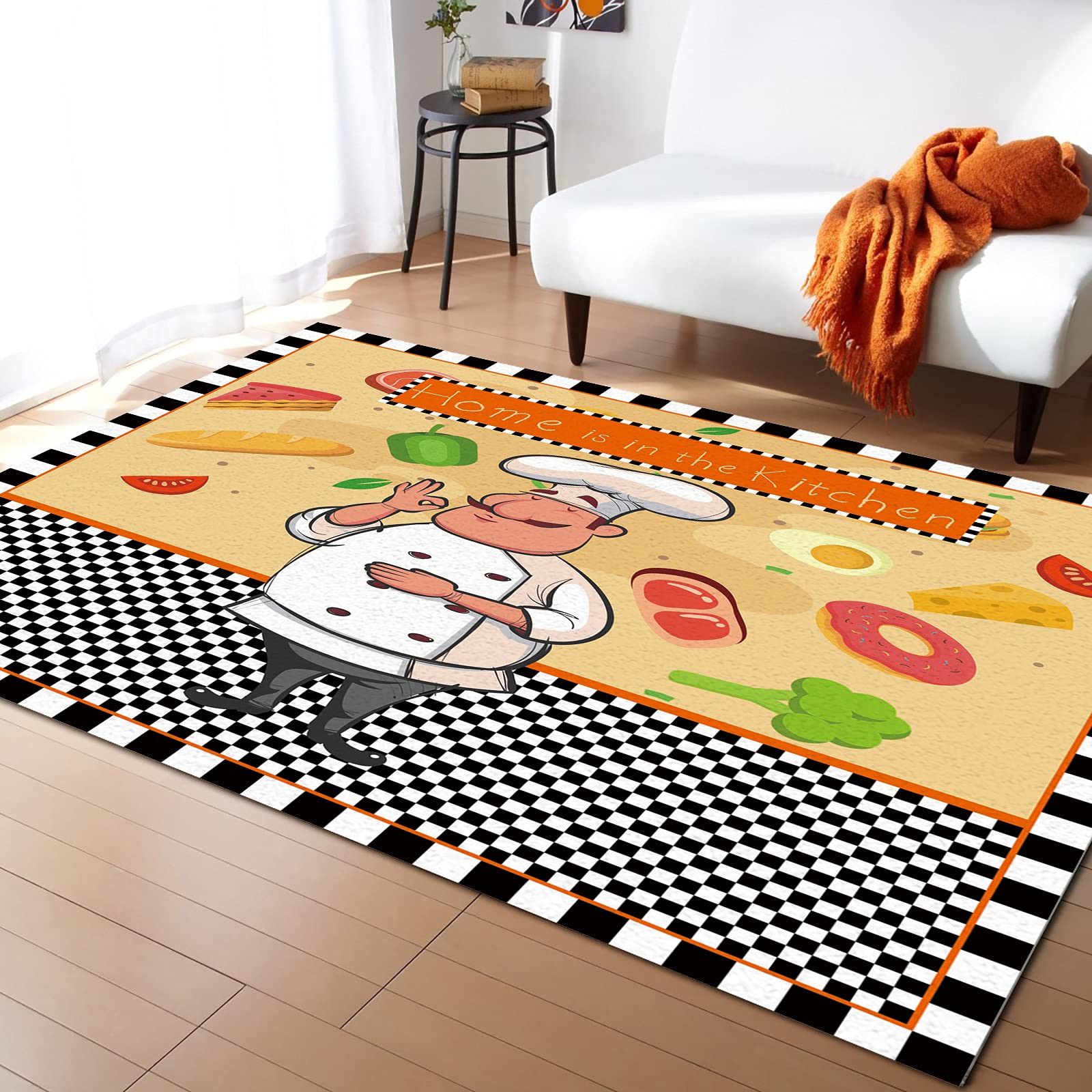 Modern Non-Slip Area Rugs - Kitchen Chef Mat for Comfortable Standing
