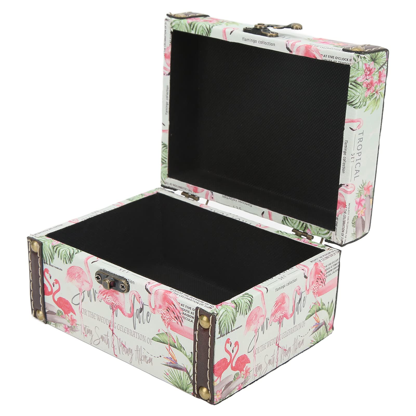 Vintage Wooden Jewelry Storage Box - Large Capacity British Style Home Decor Organizer for Necklaces, Rings & Bracelets | Perfect for Living Room, Bedroom & Gift Giving