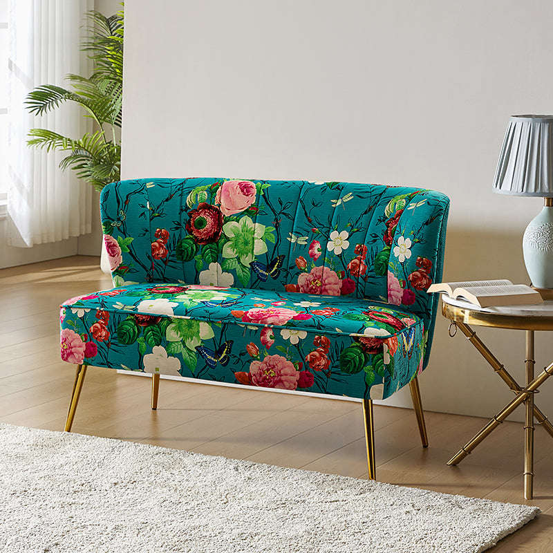 Coraline Upholstered Loveseat Sofa - Modern Small Couch for Living Room, Apartment & Office - Comfortable 2-Seater with Soft Fabric