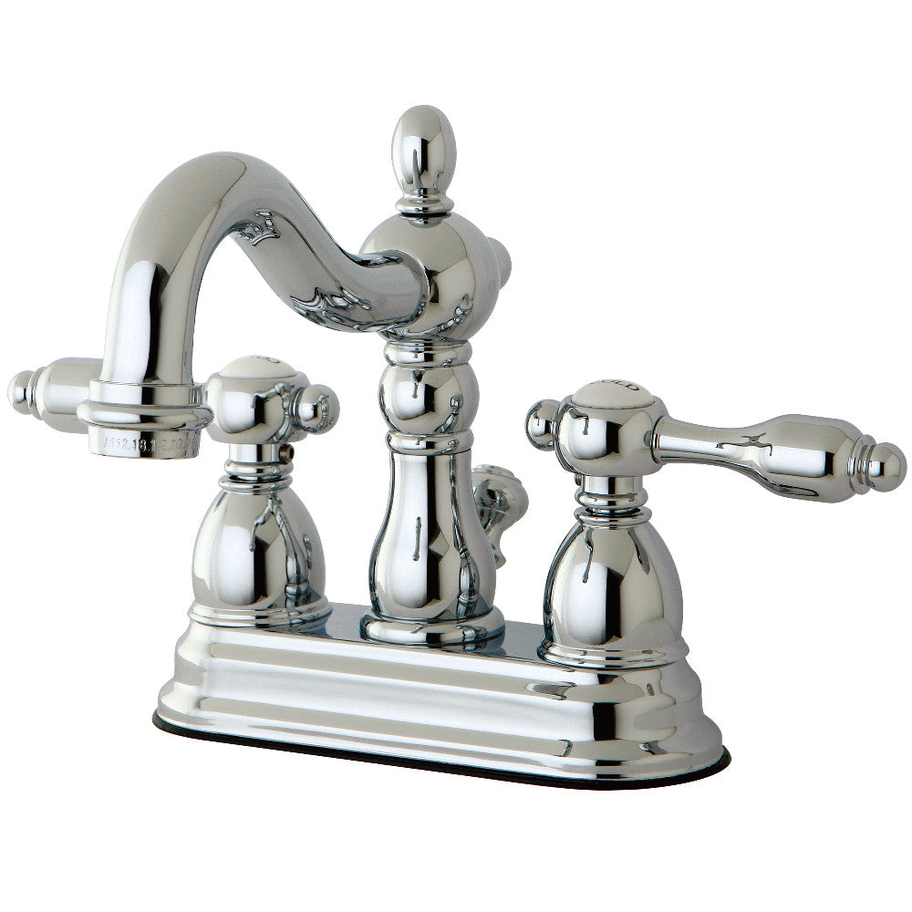 Kingston Brass KB1601TAL 4-Inch Centerset Bathroom Faucet - Modern Water-Saving Design for Vanity Sinks, Powder Rooms & Guest Bathrooms
