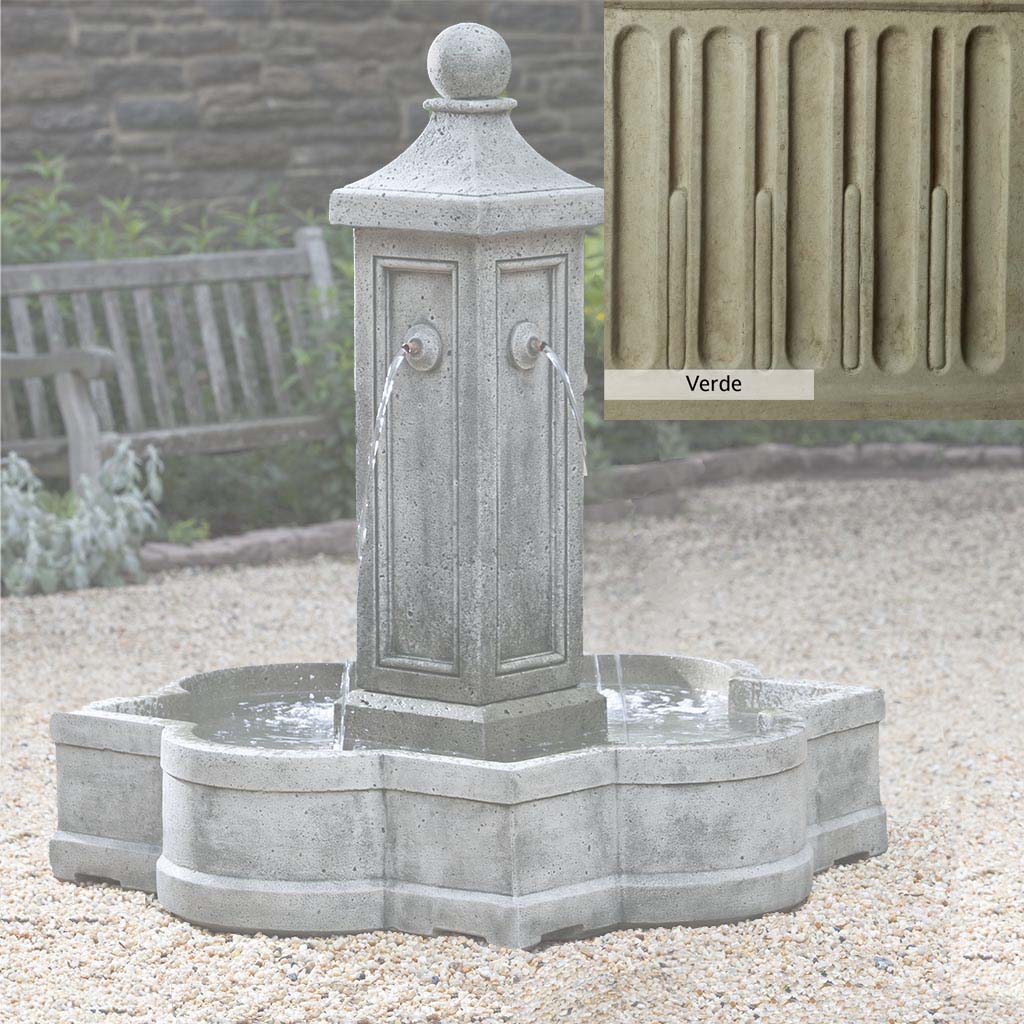 Campania International Provence Outdoor Garden Fountain - Elegant French-Inspired Water Feature for Patio, Yard & Landscape Decor