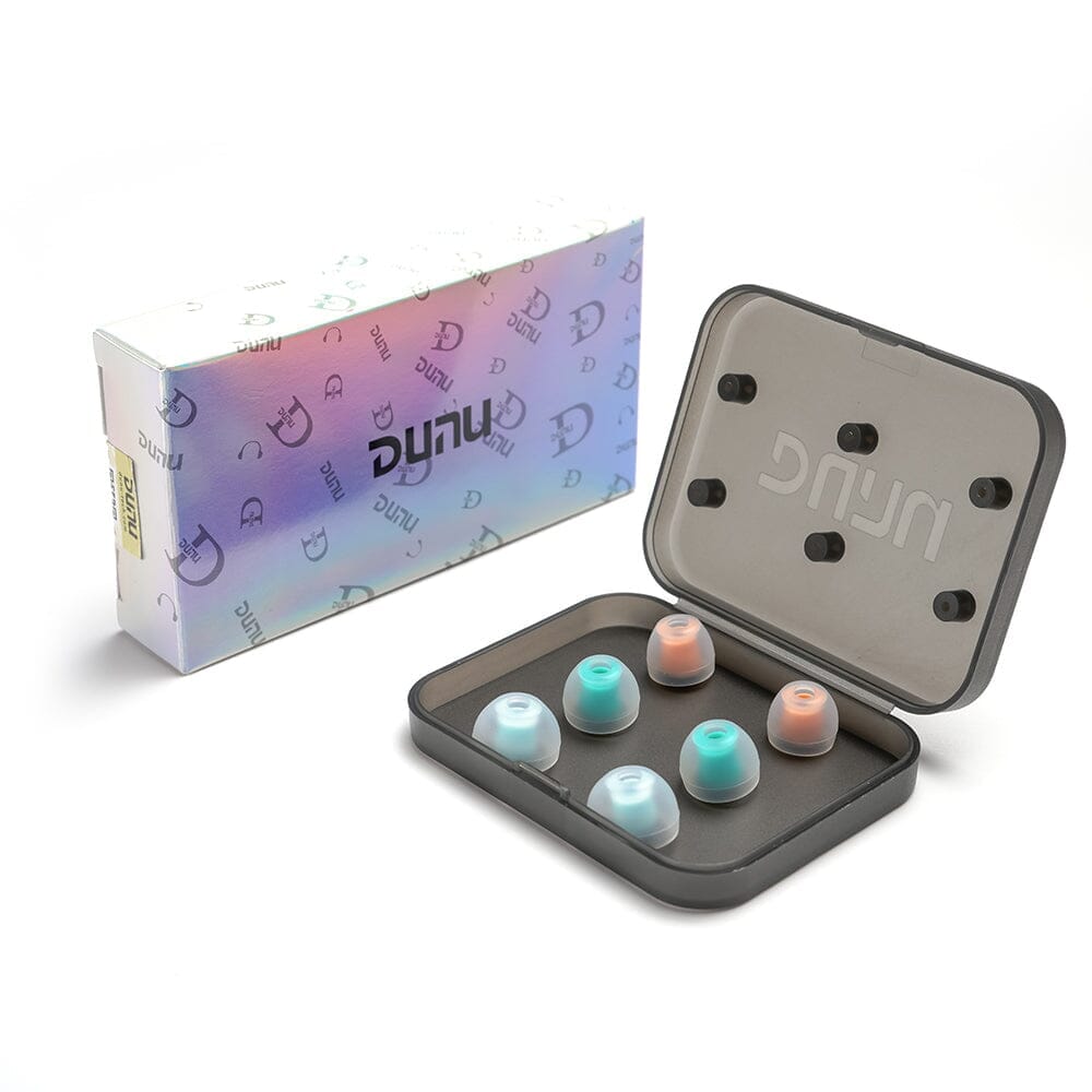 DUNU Candy Silicone Eartips for 4.5mm & 6mm Nozzle - Comfortable Noise Isolating Ear Tips for In-Ear Monitors | Perfect for Music, Gaming & Workouts