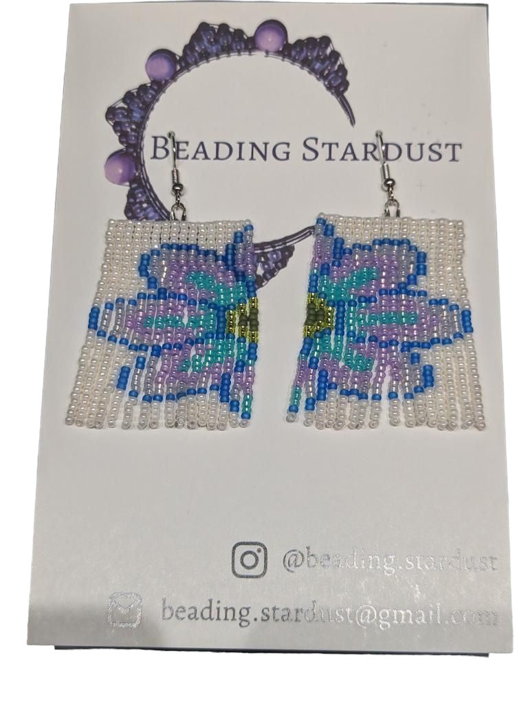 Stylish Floral Fringe Drop Earrings for Women - Boho Chic Handmade Dangle Earrings | Perfect for Parties, Weddings & Everyday Wear