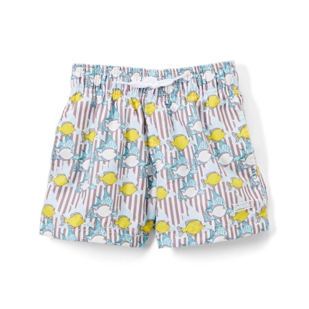 Azul Lemon Fish Swim Shorts - Quick Dry Men's Swim Trunks for Beach, Pool & Water Sports | Comfortable & Stylish Swimwear