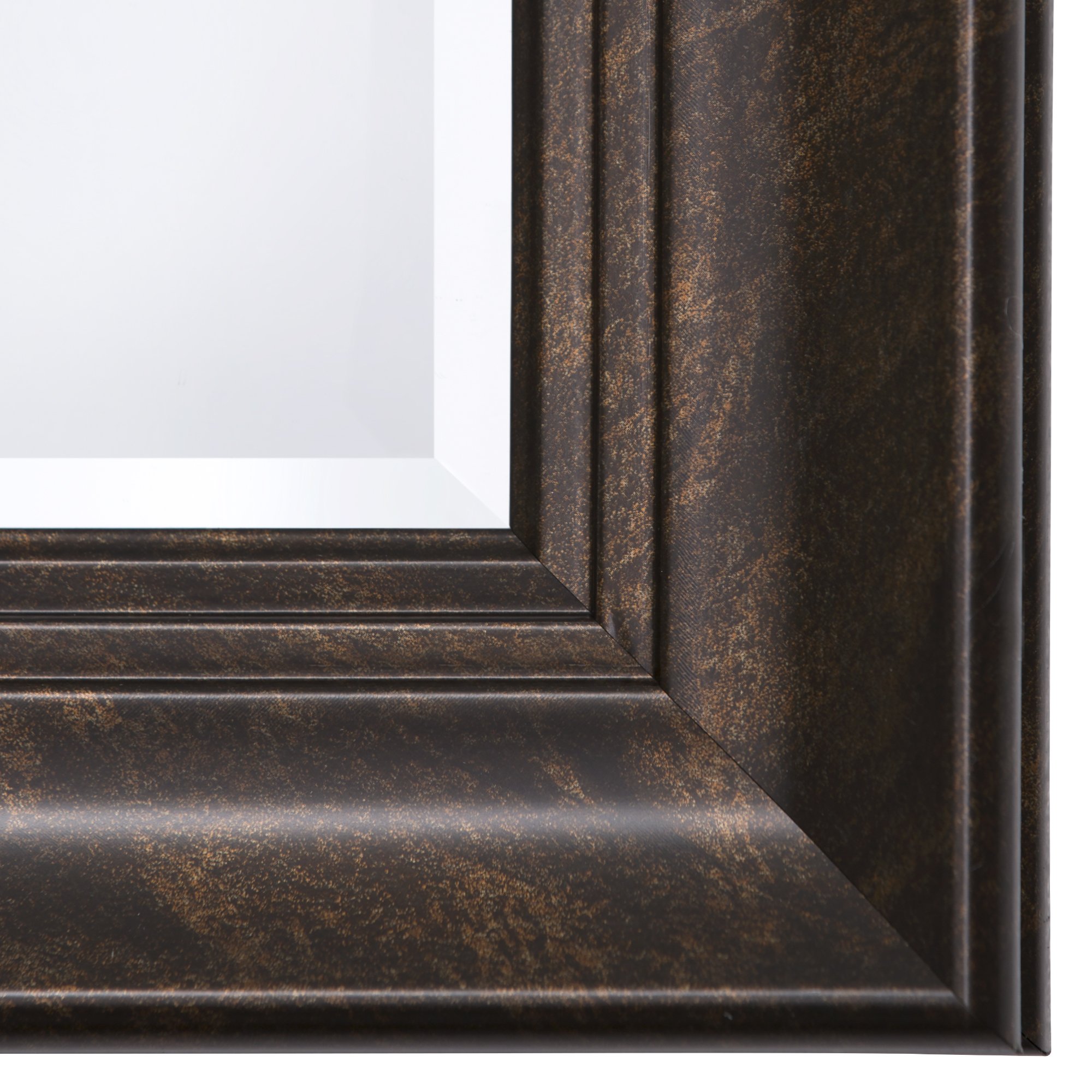 Yosemite Wall Mirror - Medium Size Dark Bronze Finish - Elegant Home Decor for Living Room, Bedroom & Entryway