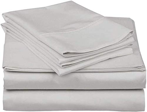 Full XL Cotton Sheets Set - 400 Thread Count, 4-Piece for 12