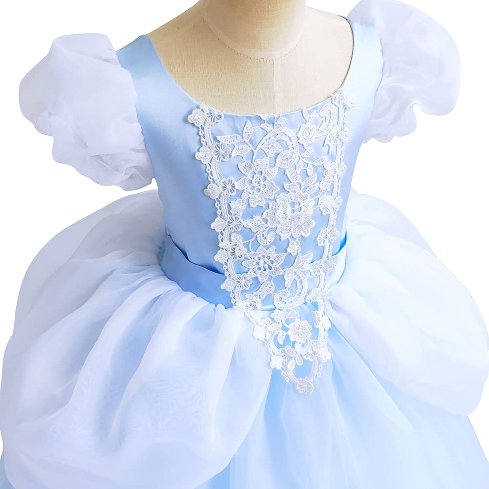 Princess Belle Costume for Girls - Yellow Fairy Dress for Halloween, Birthday Party & Special Occasions | Toddler Princess Dress Up Play & Photo Shoots