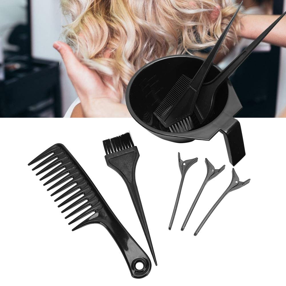 8Pcs Professional Hair Coloring Kit - Durable Hair Clips, Mixing Bowl, Brushes for Salon & Home Use | DIY Hair Dyeing Tools for Women & Men | Perfect for At-Home Hair Treatments & Styling