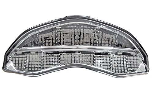 Sequential LED Tail Lights with Clear Lens for Ducati Monster 797 821 1200 (2014-2021) & Supersport (2017-2020) - High Visibility Brake Lights for Night Riding & Enhanced Motorcycle Safety