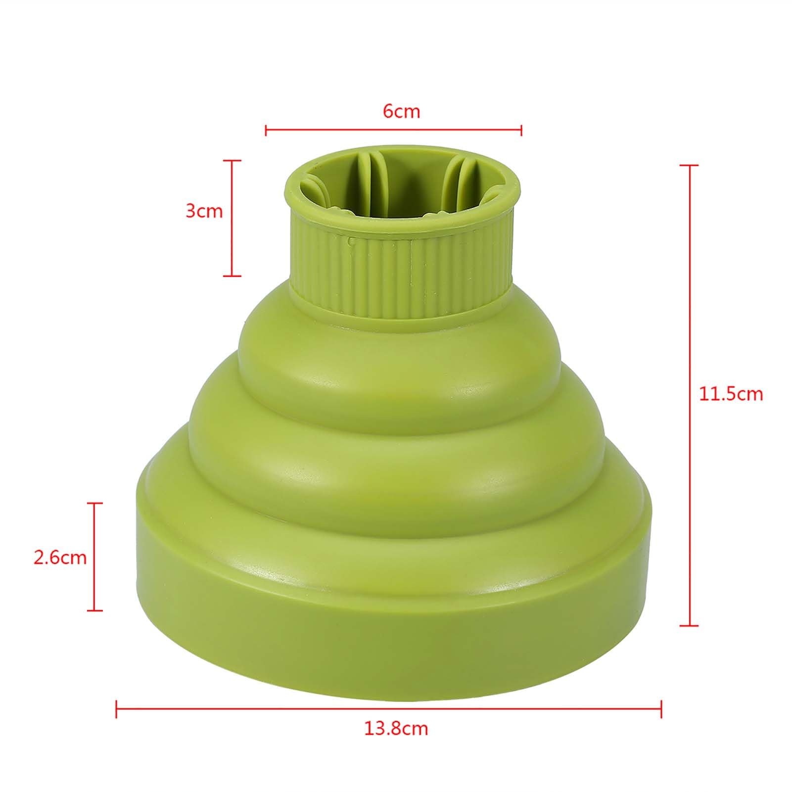 Universal Hair Dryer Diffuser Attachment for Curly & Wavy Hair - Professional Foldable Lightweight Diffuser for Blow Dryers - Perfect for Salon Styling & Home Hair Care