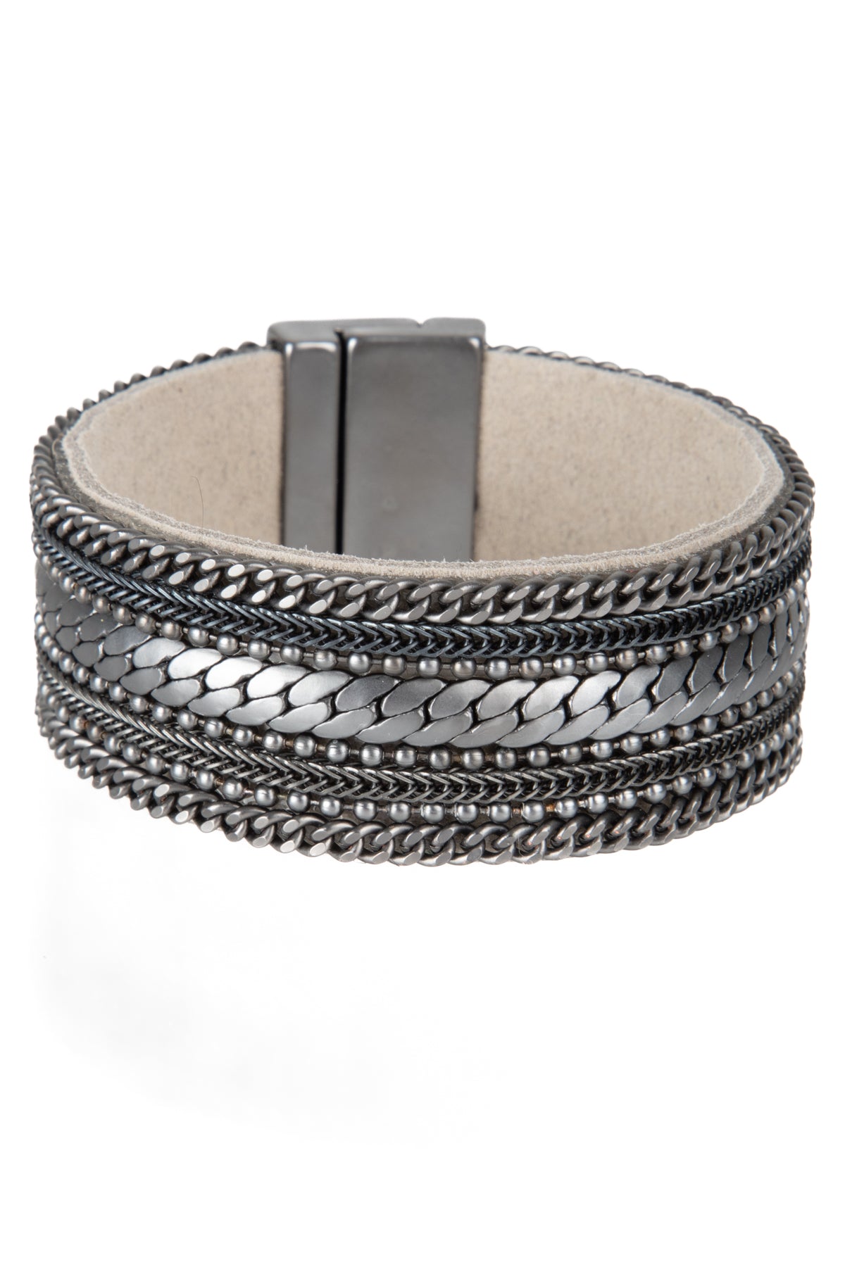 Elegant Dainty Chains Leather Bracelet for Women - Minimalist Boho Chic Jewelry Gift for Everyday Wear & Special Occasions