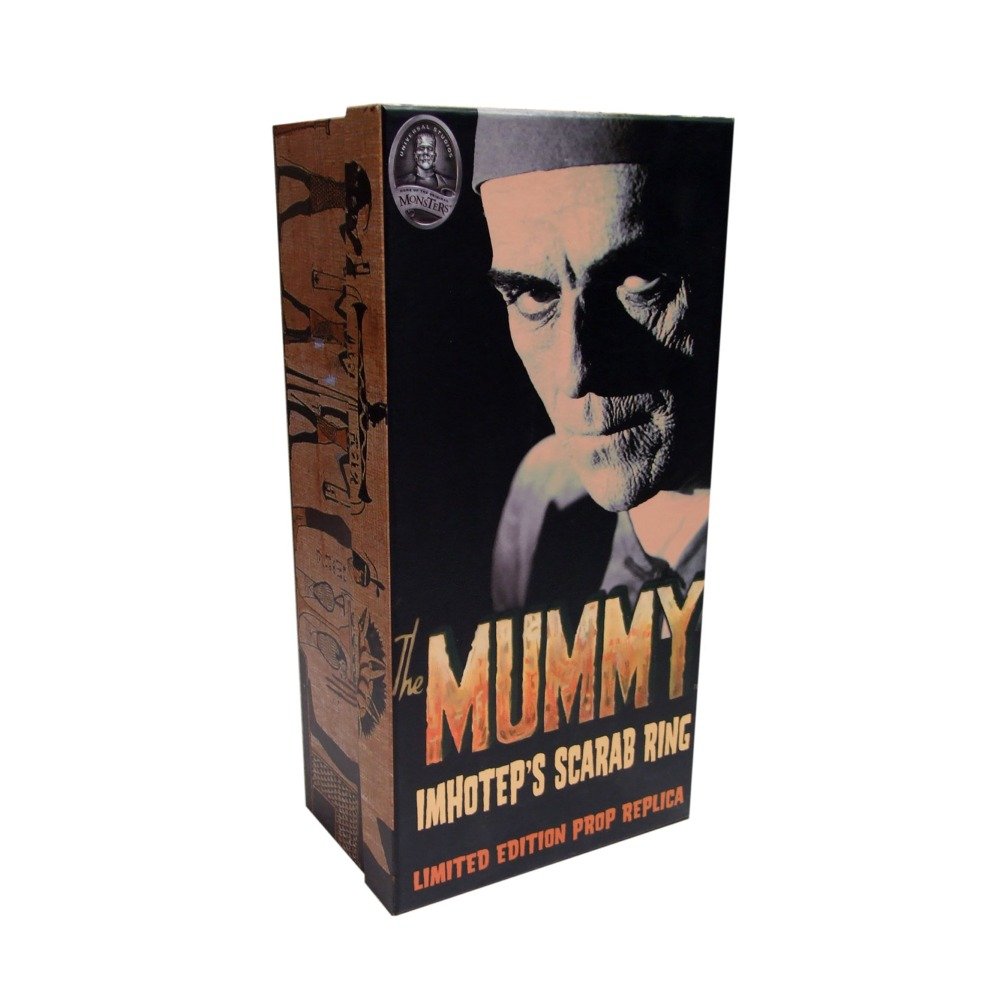 Universal Monsters The Mummy Ring Limited Edition Prop Replica - Official Licensed Collectible - Perfect for Horror Fans & Movie Memorabilia Collectors (Great for Cosplay, Halloween Costumes & Display)