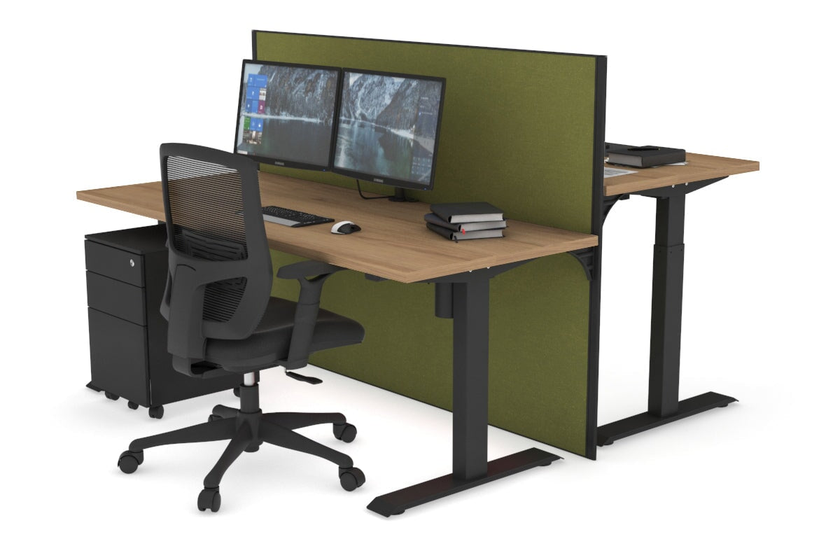 Adjustable Height 2-Person Workbench [1400L x 700W] - Perfect for Garage, Workshop & Home Office Use