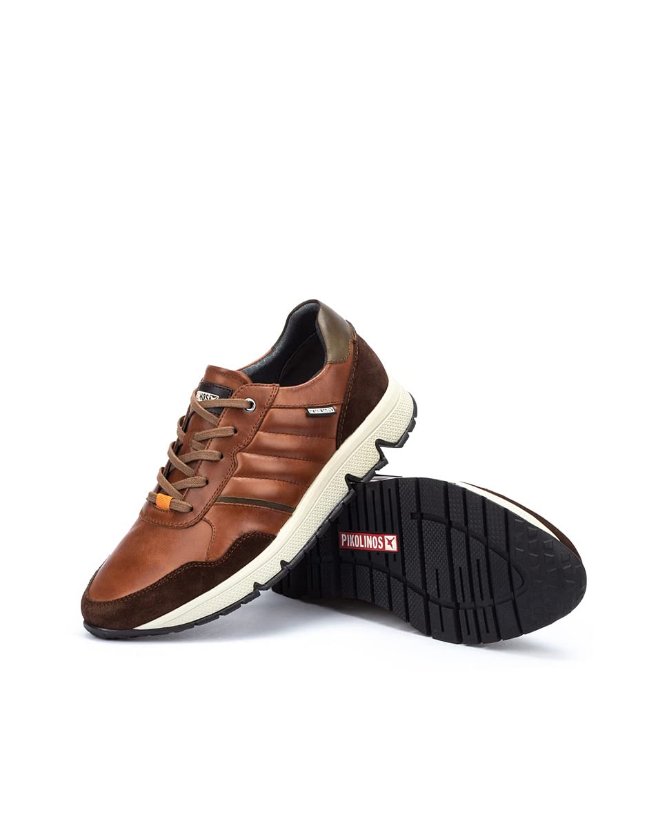 **PIKOLINOS Men's Leather Sneakers - Comfortable & Stylish Casual Shoes for Walking, Travel & Everyday Wear**
