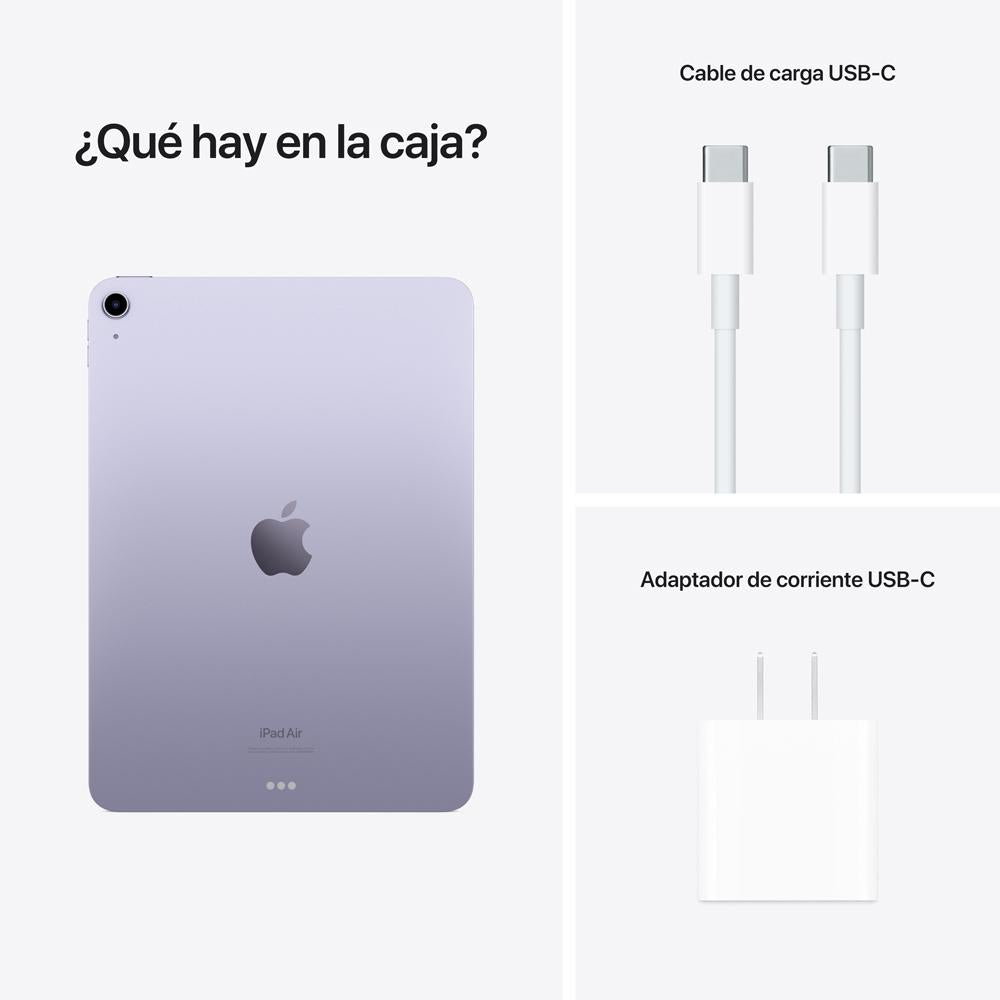 2022 iPad Air 5th Generation 64GB Wi-Fi Tablet in Malva Purple - Perfect for Work, Study & Entertainment