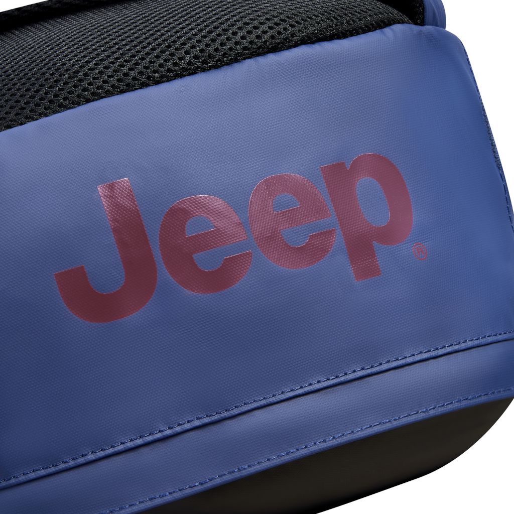 Jeep Duel Material 15.6 Inch Laptop Backpack - Water-Resistant Navy Blue Computer Bag for Work, School & Travel