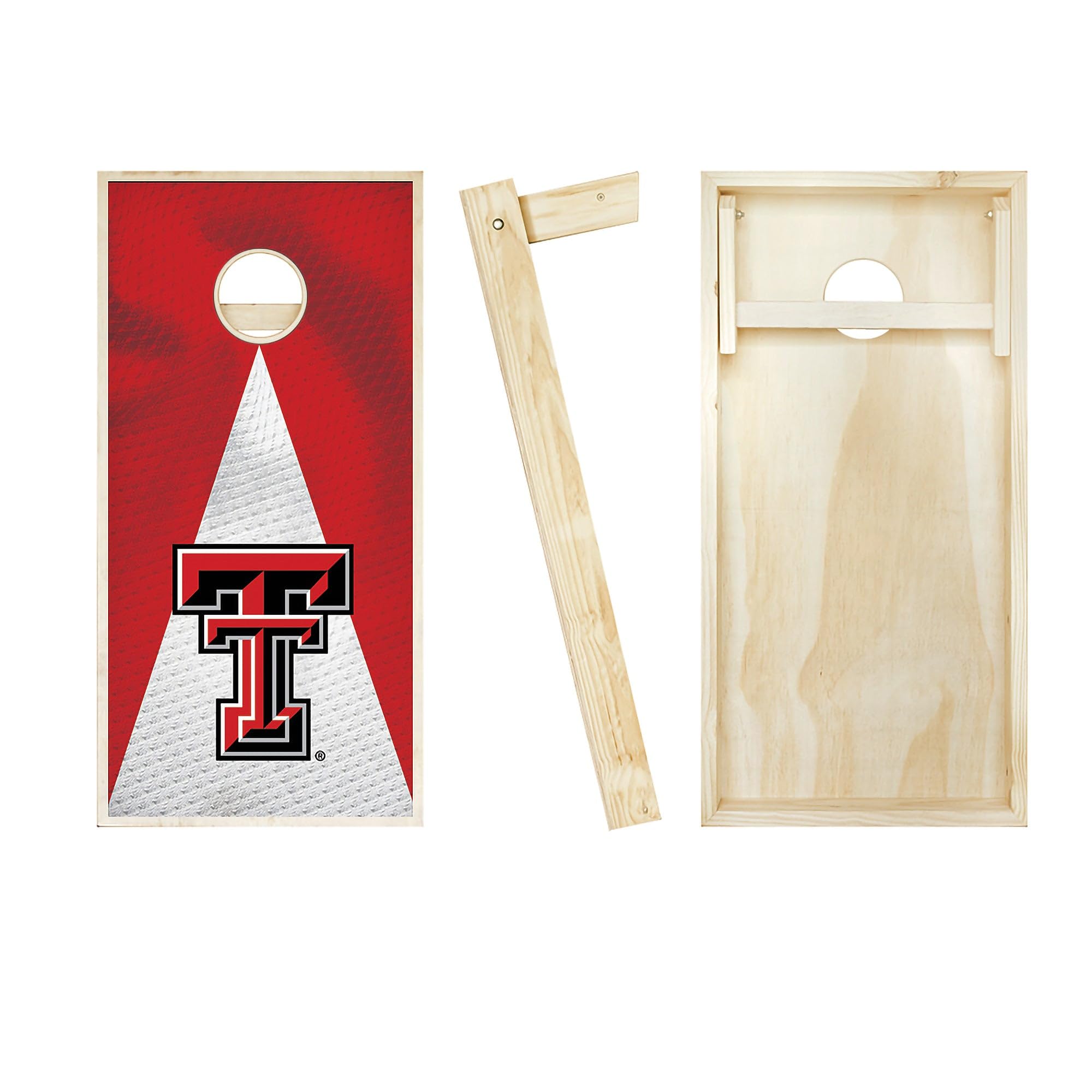 Skip's Garage Texas Jersey Cornhole Board Set - 2 Boards & 8 Team Logo Bags - Custom Size & Accessories - Perfect for Tailgating, Backyard BBQs & Outdoor Parties