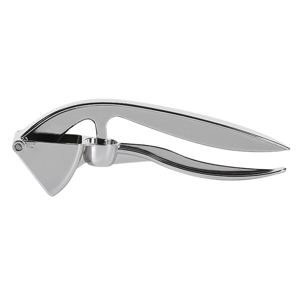 Premium Stainless Steel Garlic Press & Ginger Crusher - Heavy Duty Kitchen Tool for Mincing Garlic, Ginger & More - Perfect for Cooking, Baking & Meal Prep