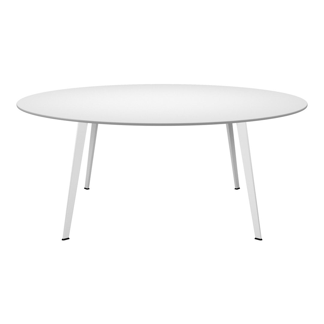 JW Modern Round Dining Table - 42 Inch Wooden Kitchen Table for 4-6 People - Perfect for Small Spaces, Breakfast Nook & Cozy Family Meals