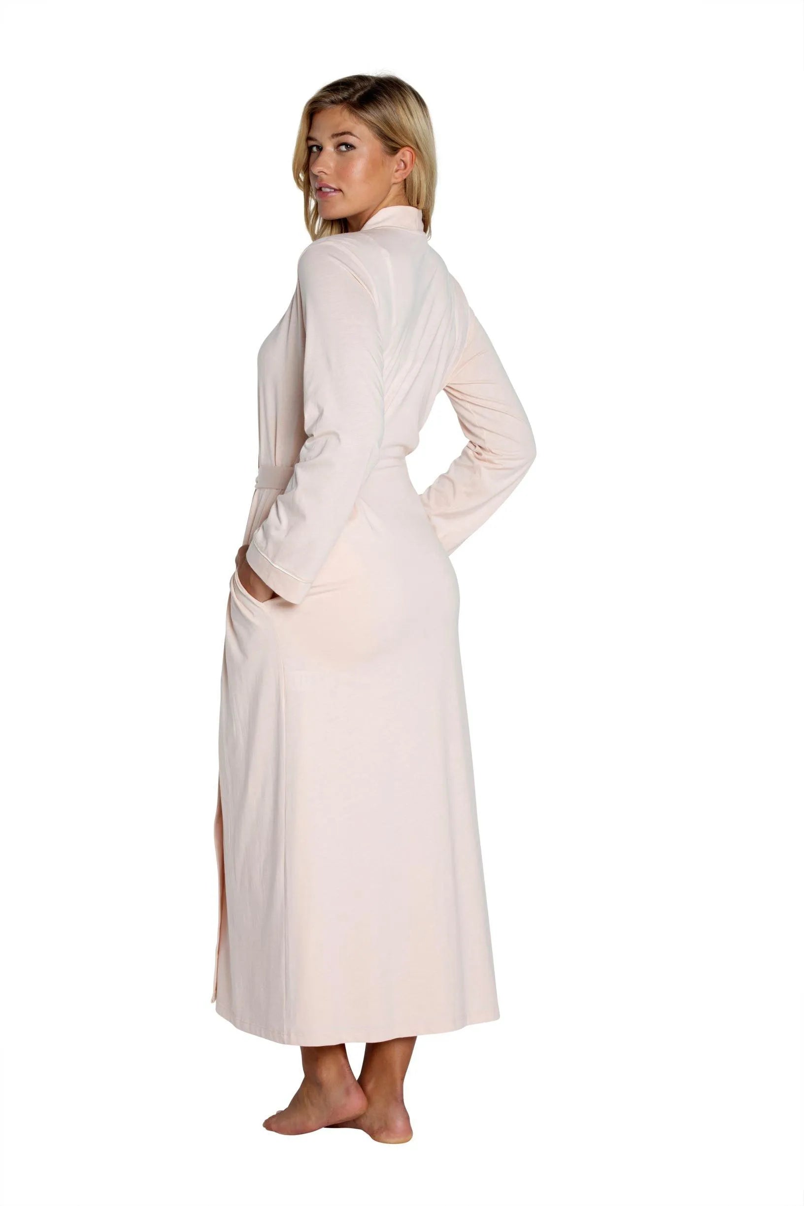 Alissa Lightweight Full Length Robe for Women - Soft & Comfortable Bathrobe with Pockets - Perfect for Spa, Lounge, and Home Relaxation