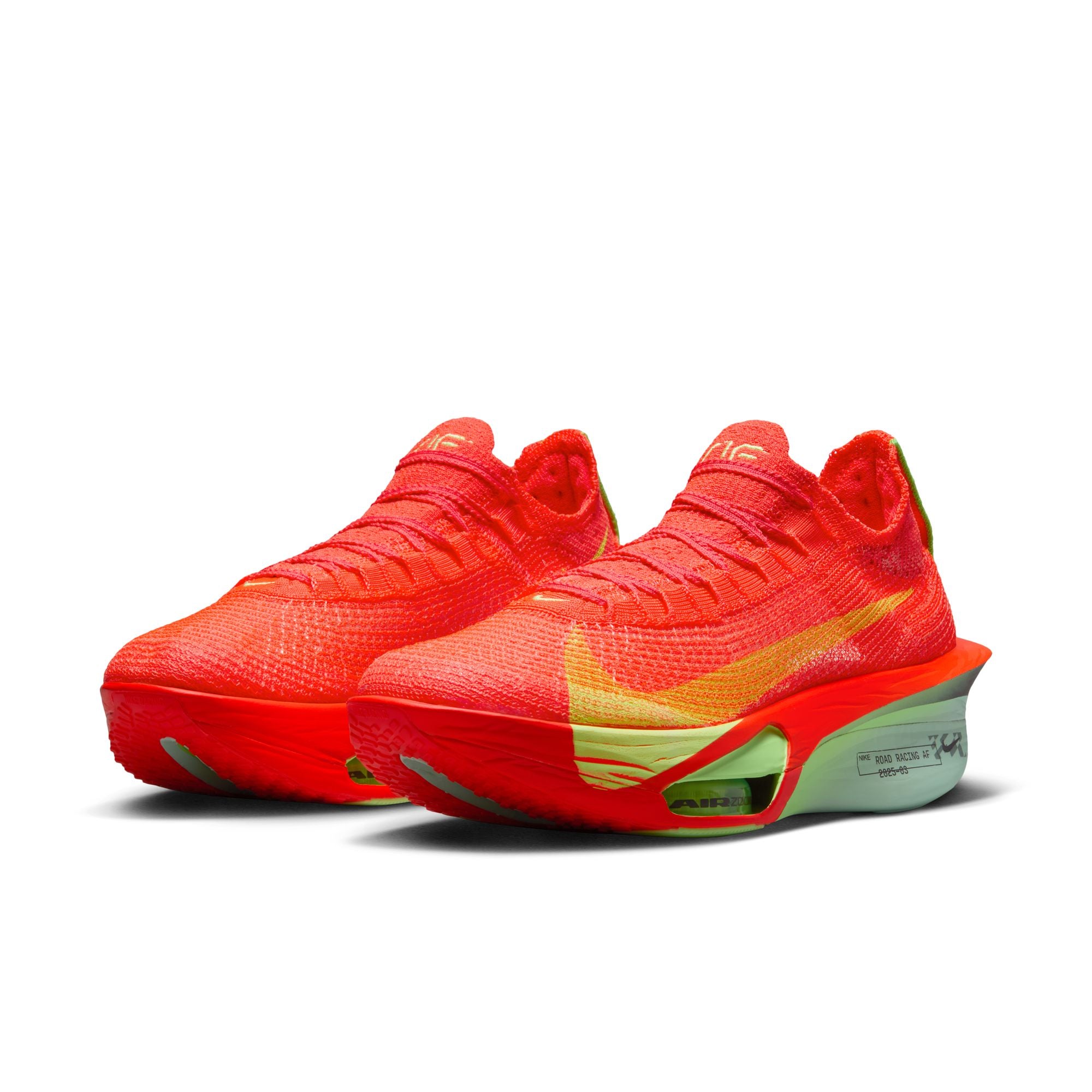 Nike Women's Alphafly 3 Running Shoes - Bright Crimson/Cave Purple Lime Blast | Lightweight Racing Sneakers for Marathon & Long Distance Training | Perfect for Road Running & Competitive Athletes
