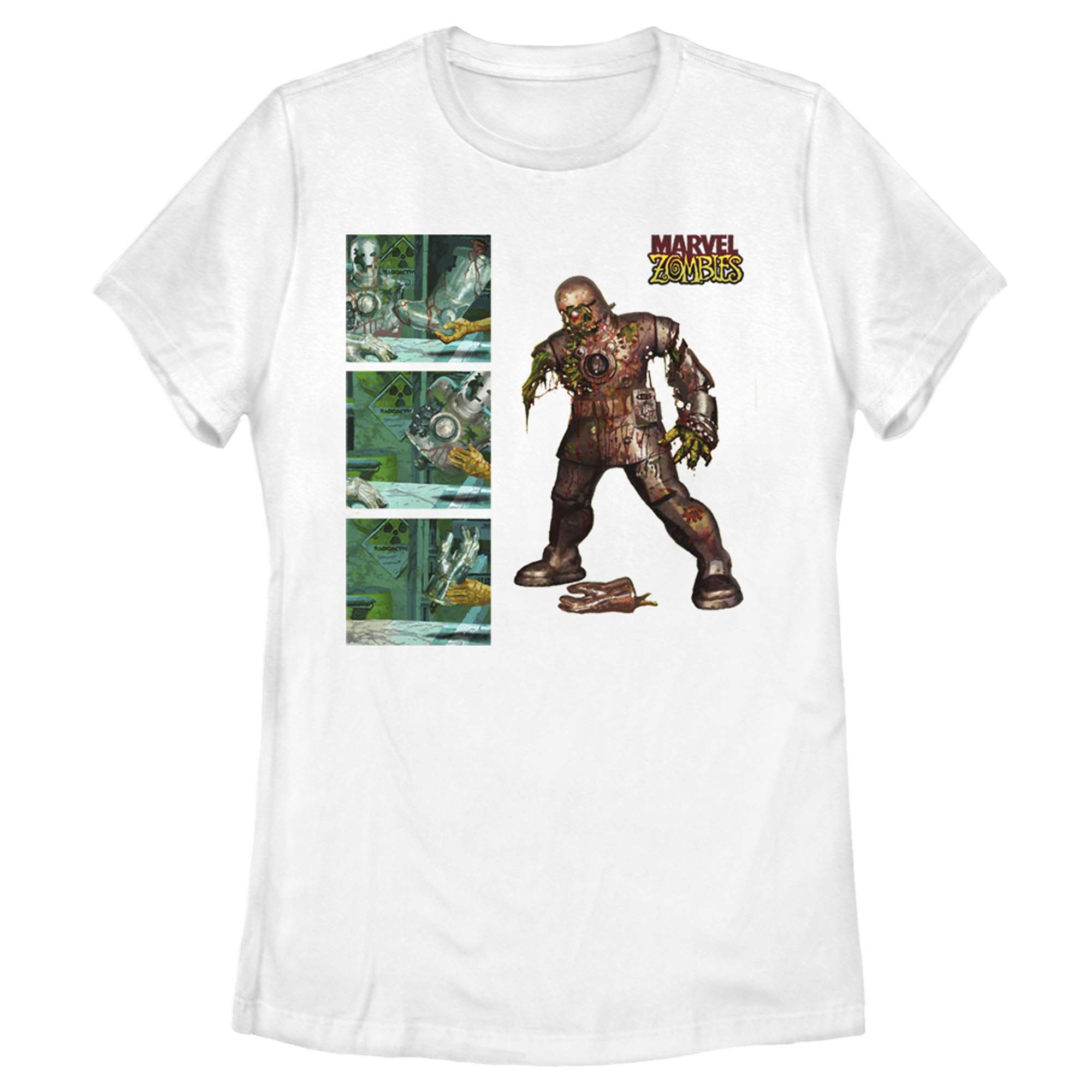 Marvel Zombies Iron Man Graphic T-Shirt for Women | Superhero Comic Tee | Casual Wear & Cosplay Outfit
