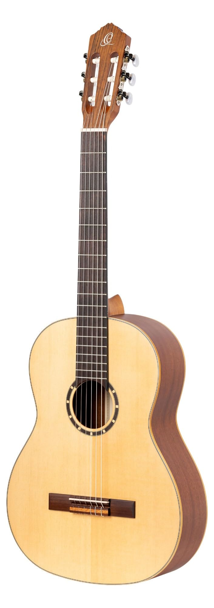 Ortega R121L 6-String Left-Handed Classical Guitar with Spruce Top & Nylon Strings - Full Size Acoustic Guitar with Gig Bag - Perfect for Beginners, Students & Home Performances