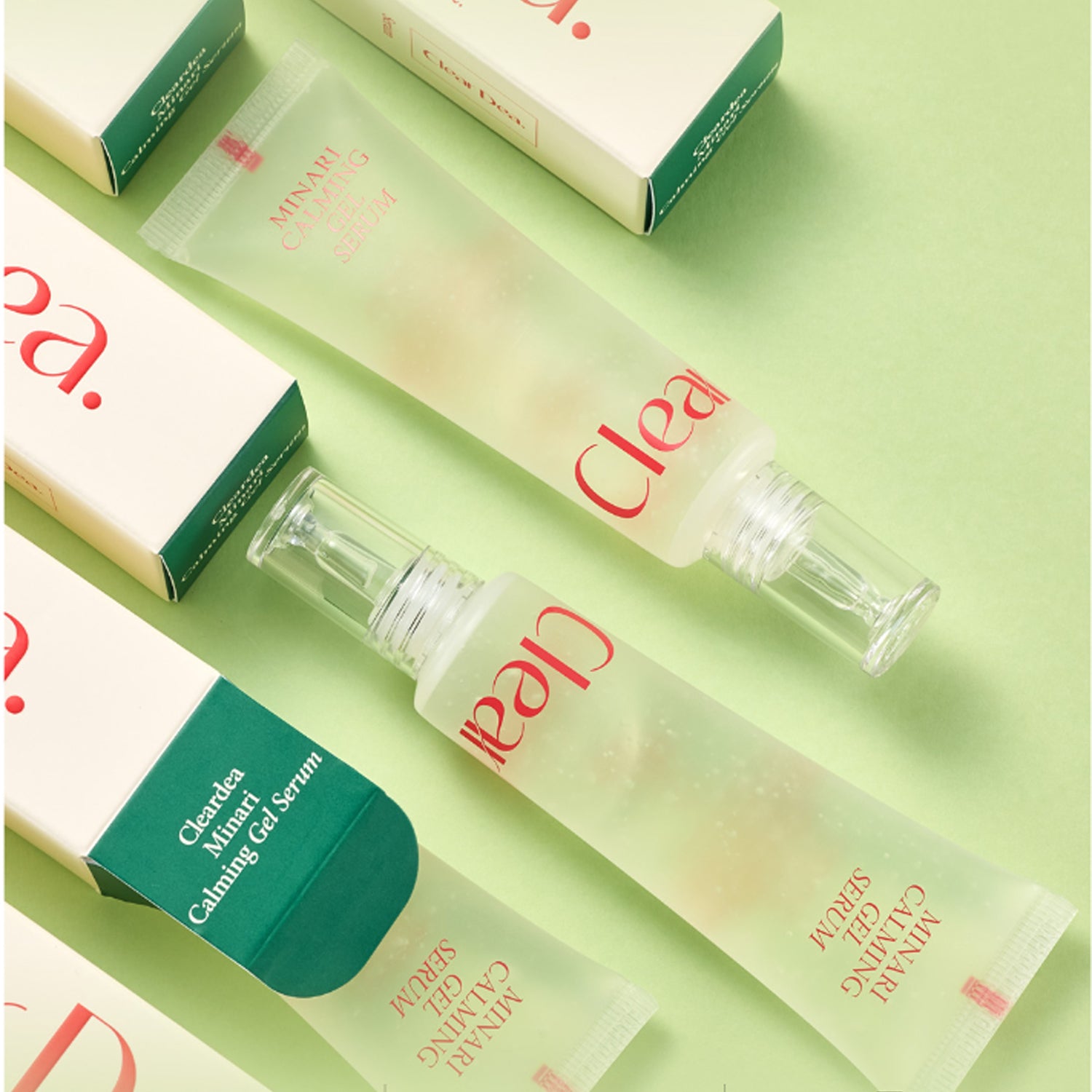 ClearDea Minari Calming Gel Serum 30ml - Soothing Face Moisturizer for Sensitive Skin | Hydrating & Anti-Aging Skincare | Perfect for Daily Use & Post-Treatment Care