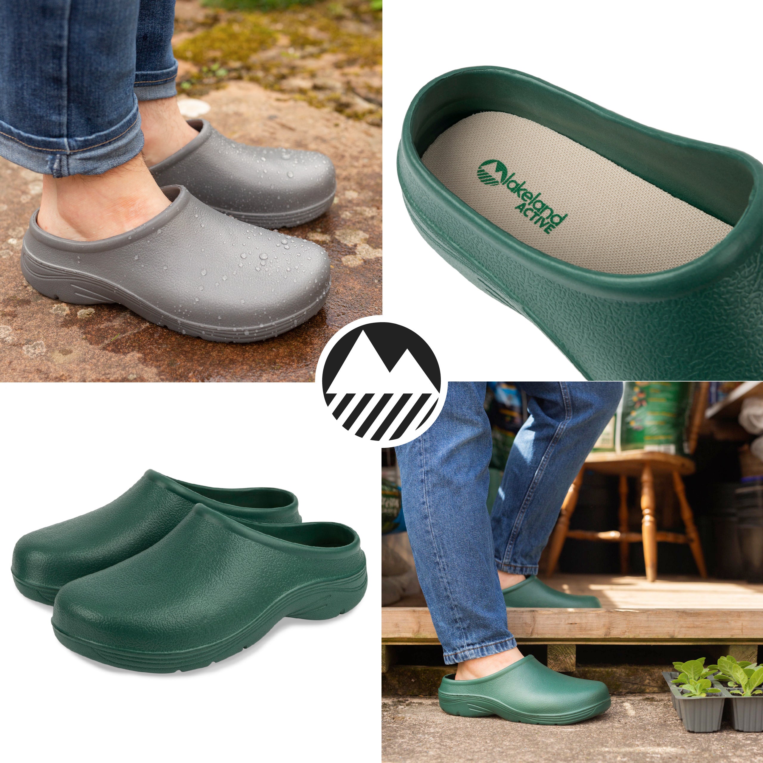 Men's Lorton Garden & Work Clogs - Comfortable Slip-Resistant Outdoor Shoes for Gardening, Landscaping & Yard Work