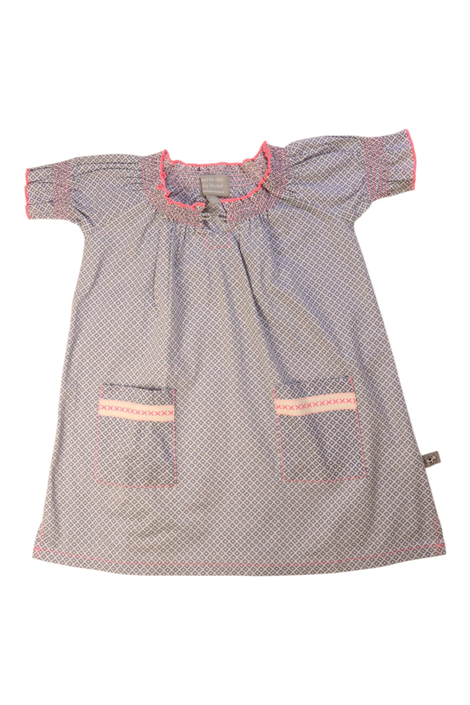 Little Dog Laughed Short Sleeve Baby Dress 18-24 Months - Perfect for Playdates & Summer Outfits