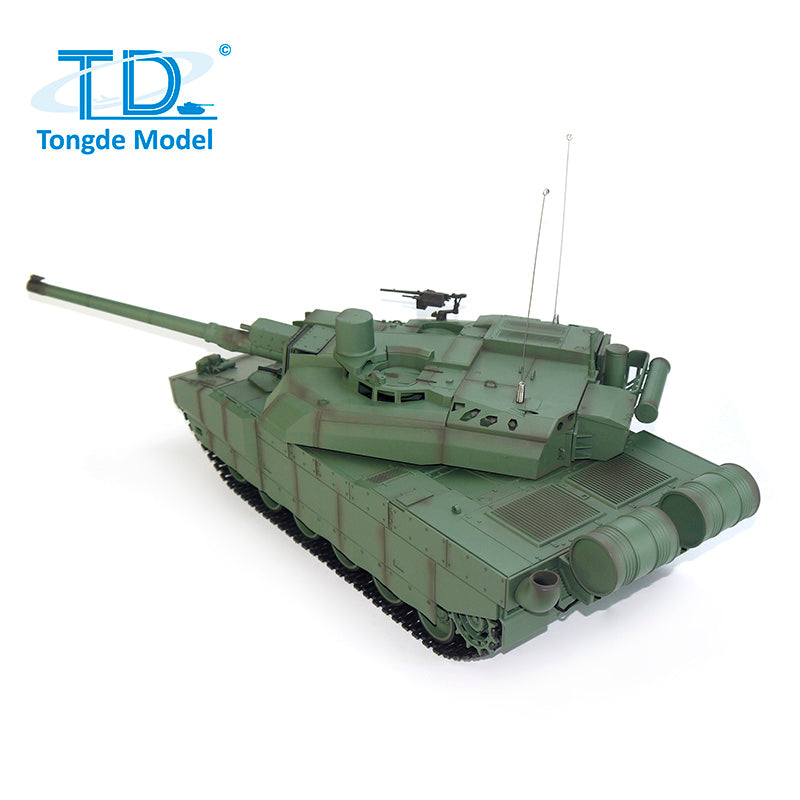 1/16 Tongde RC Tank H2408 Leclerc Battle Tank - Ready-to-Run Infrared BB Shooting with Barrel Recoil & 320° Rotation - Electric Toy Model with Battery - Perfect for Military Enthusiasts & Battle Simulation Games