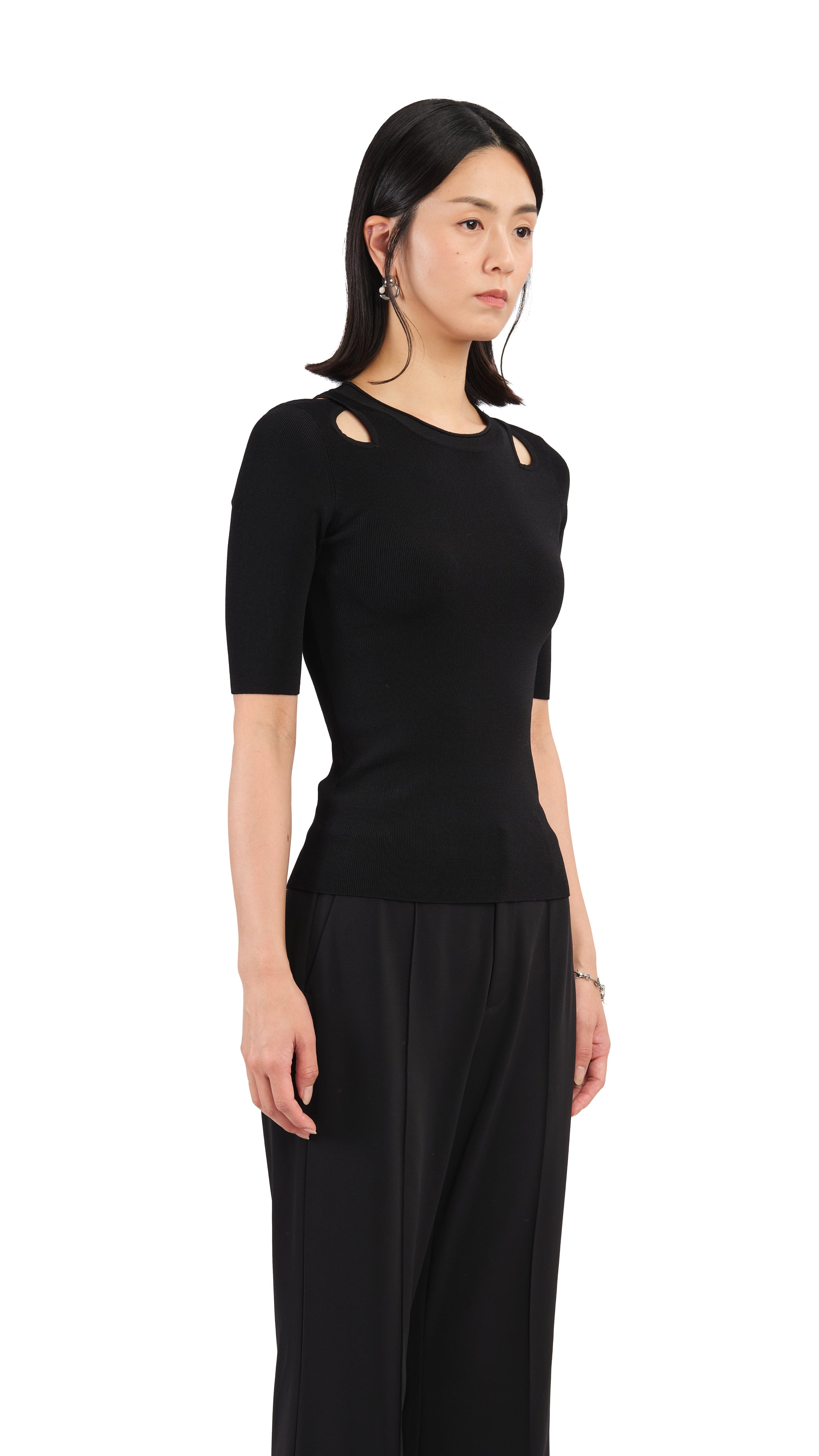 Stylish Cut Out Sweater for Women - Trendy Knit Pullover with Unique Design | Perfect for Casual Outfits, Date Nights & Layering