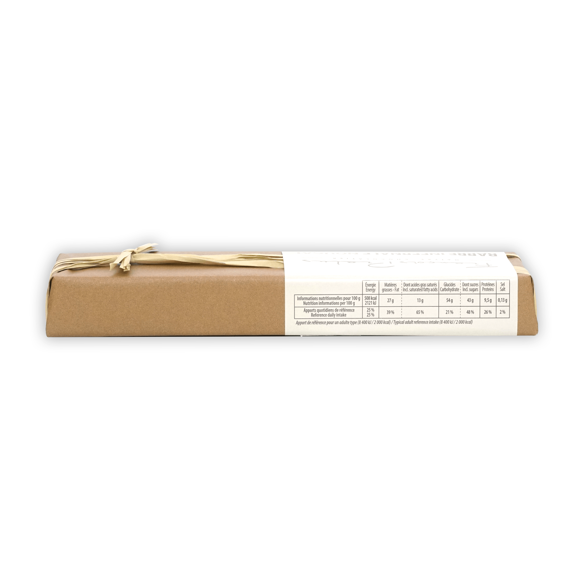 Pralus Infernale Nougat Bar - Premium French Chocolate with Almonds & Honey - Perfect for Gifts, Desserts & Gourmet Snacking