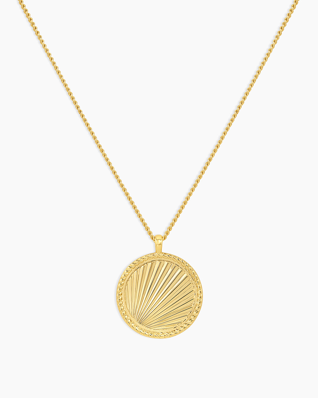 Sunny Pendant Necklace - Gold Plated Sun Charm Jewelry for Women, Dainty Layering Necklace - Perfect for Everyday Wear, Beach Vacations & Boho Fashion