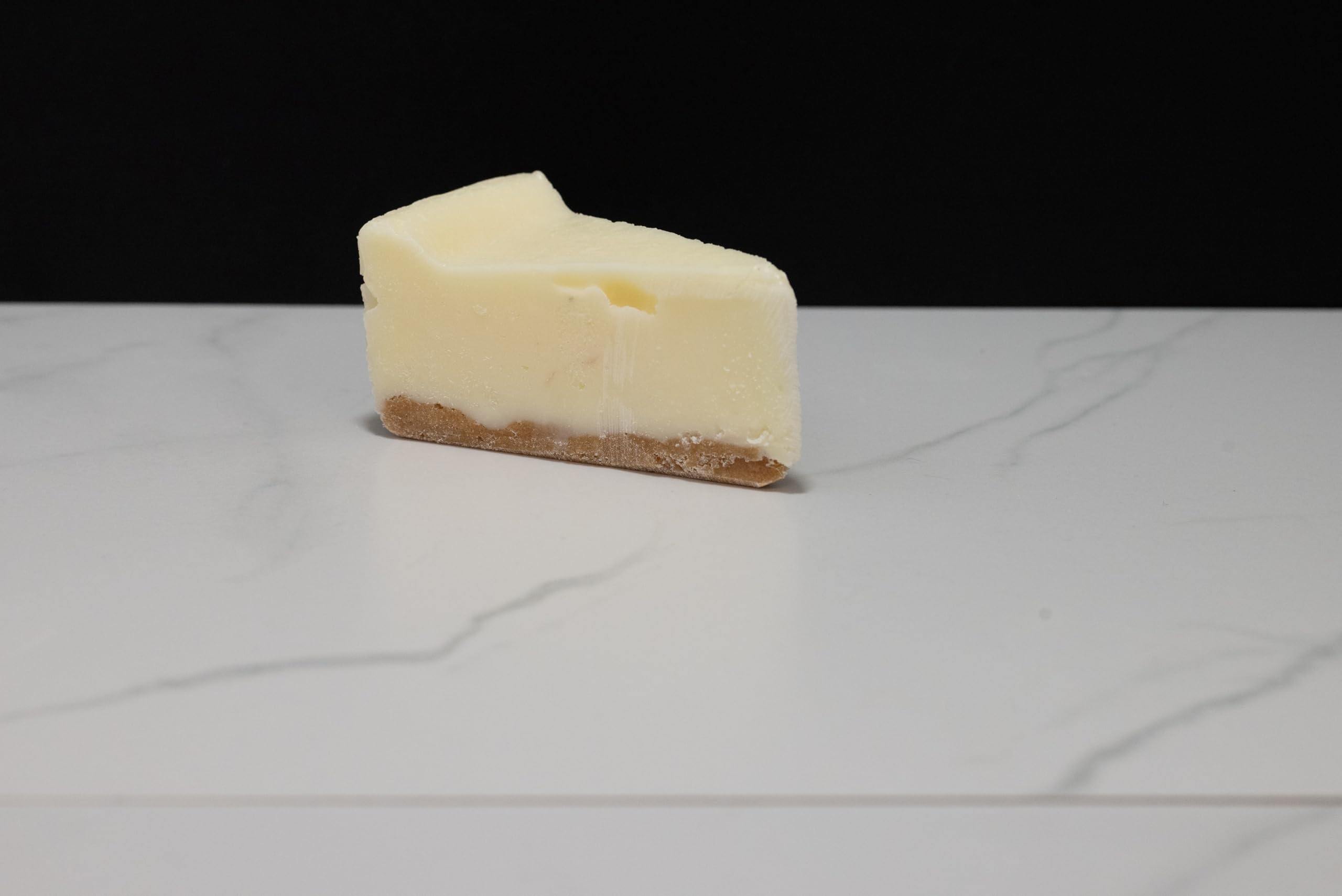 Just Dough It Fake Slice of Cheesecake - Realistic Decorative Fake Cake for Party Decor, Dessert Displays & Photography Props