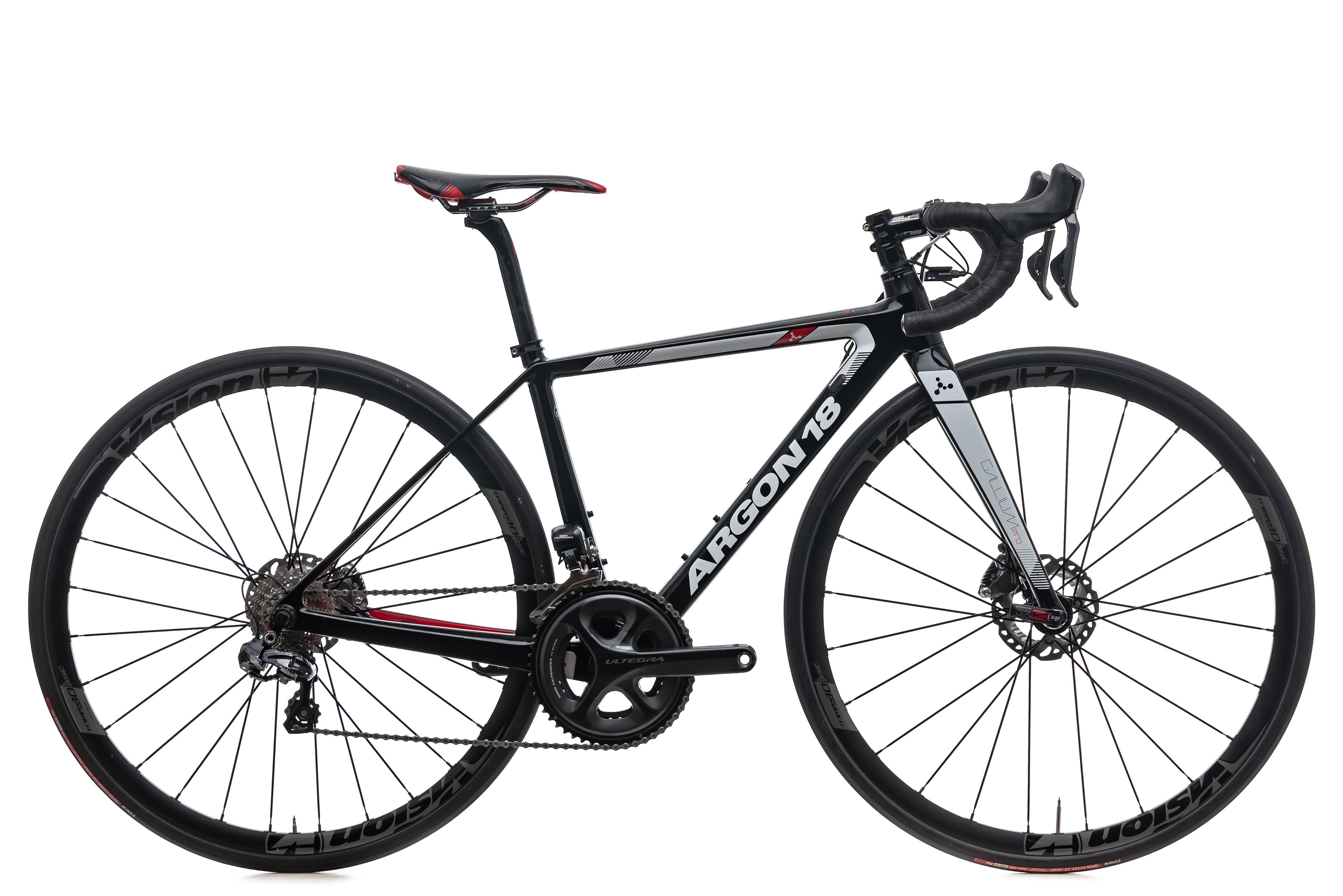 **Argon 18 Gallium Pro Disc Road Bike 2018 - XX Small Size | Lightweight Carbon Frame, Shimano Ultegra Groupset | Perfect for Racing, Endurance & Long-Distance Cycling**