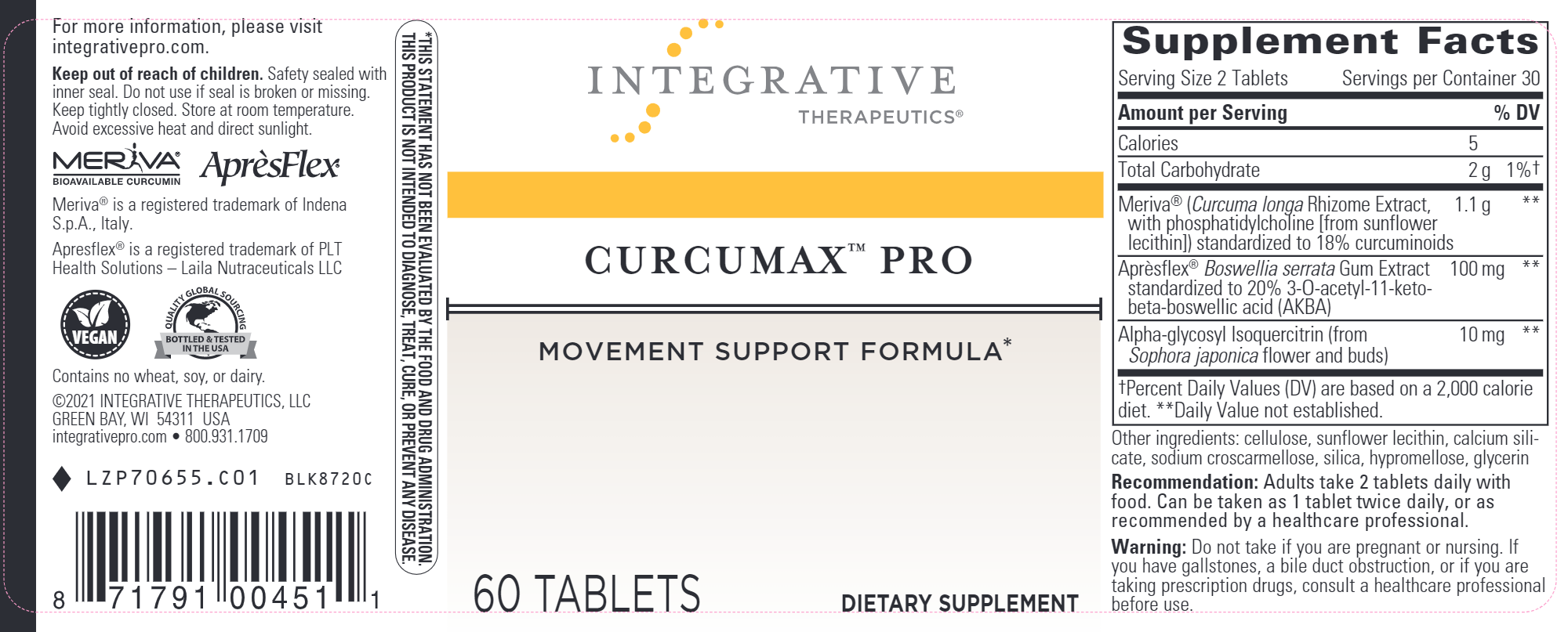 Curcumax Pro - Premium Turmeric Supplement for Joint & Inflammation Support - Natural Pain Relief & Antioxidant Boost - Ideal for Athletes, Seniors & Active Lifestyles