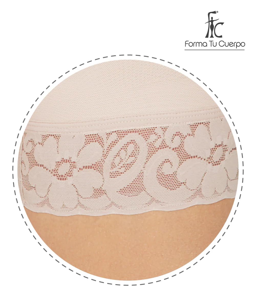 Shapewear for Women - Colombian Fajas Body Shaper Shorts with Smooth Control & Arm Support, Adjustable Hook Closure (Ref. C-004) | Perfect for Tummy Control, Waist Training & Everyday Wear Under Clothes