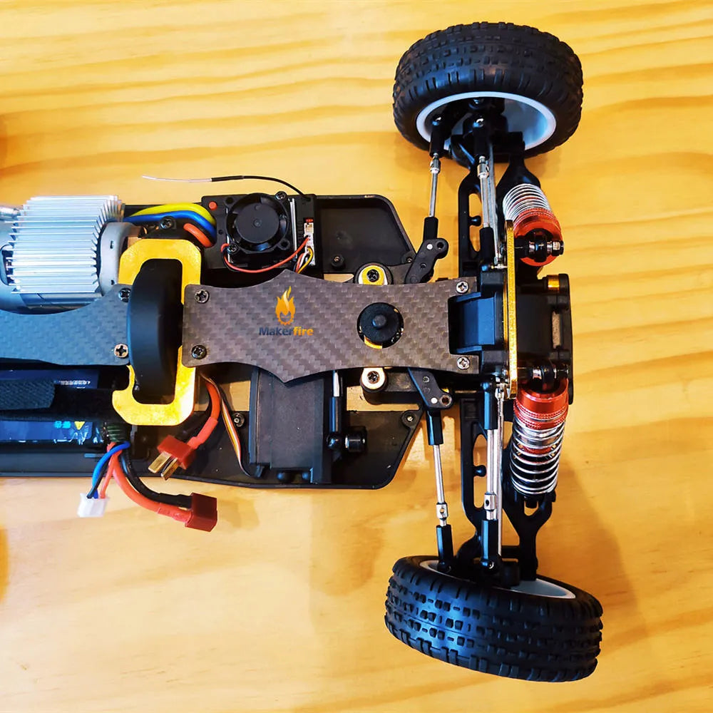 High Performance 3mm Carbon Fiber Top Brace Board for 104001 Car - Lightweight & Durable Auto Upgrade for Racing & Street Performance