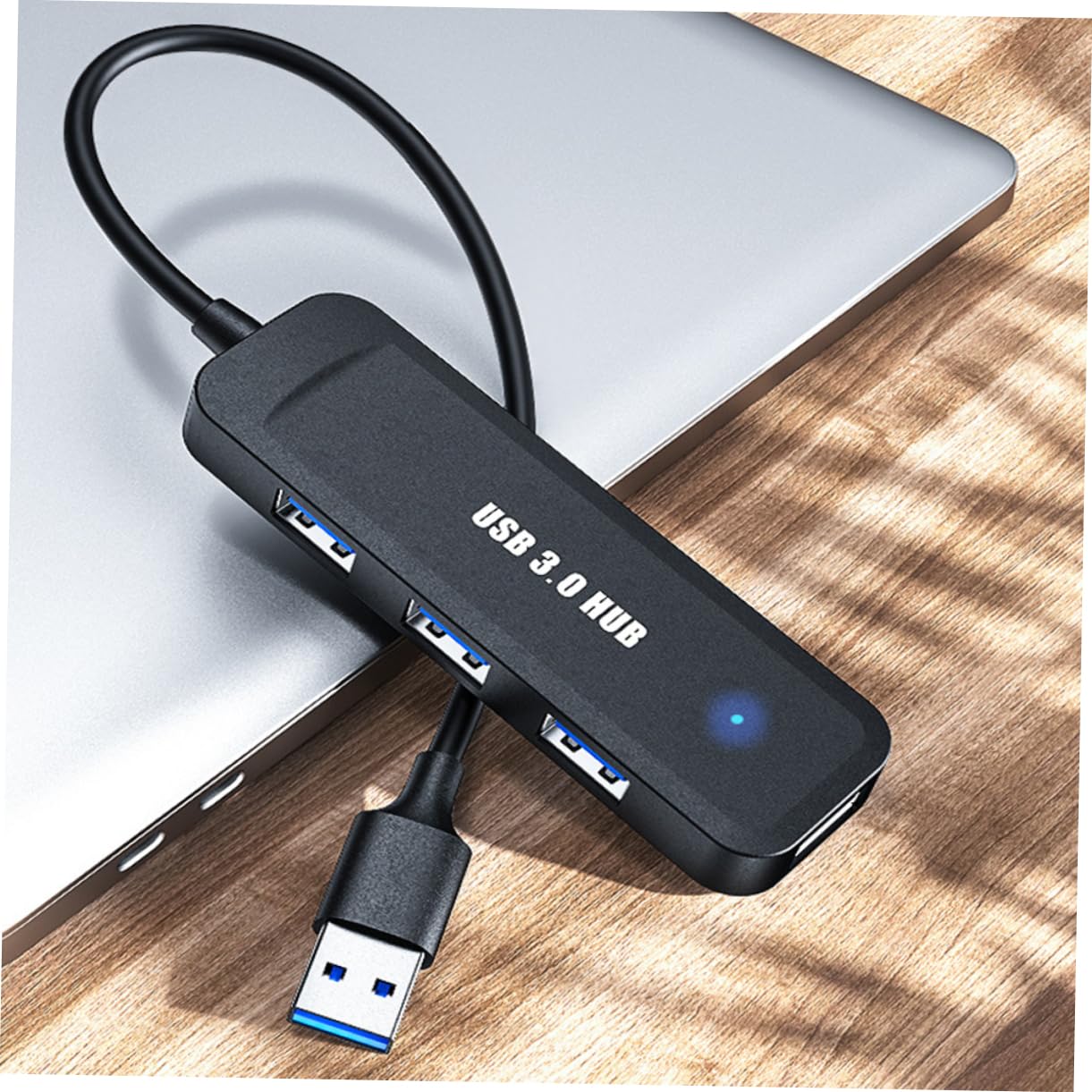 OSALADI 4-Port USB 2.0 Hub - High Speed USB Splitter Adapter for Laptop, PC, Computer, Notebook - Expand USB Ports for Keyboard, Mouse, Flash Drive, Printer | Home Office & Gaming Setup Accessory