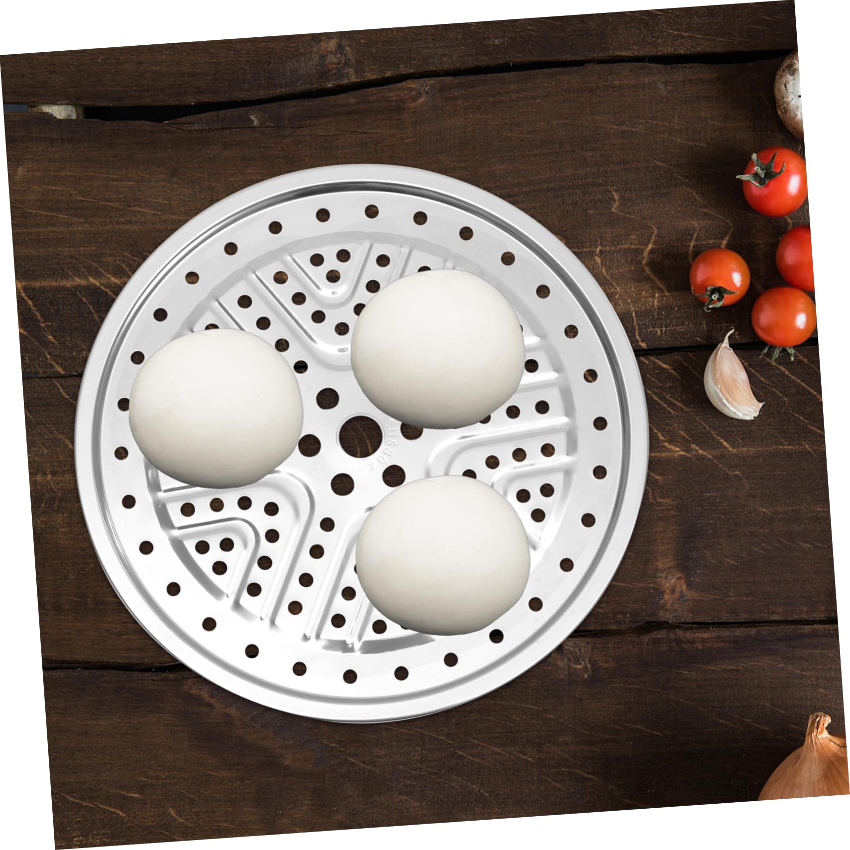 Hemoton Stainless Steel Canning Rack Steamer Tray - 26cm Pressure Cooker Accessory for Safe Canning & Steaming | Perfect for Home Food Preservation, Pickling & Cooking Vegetables