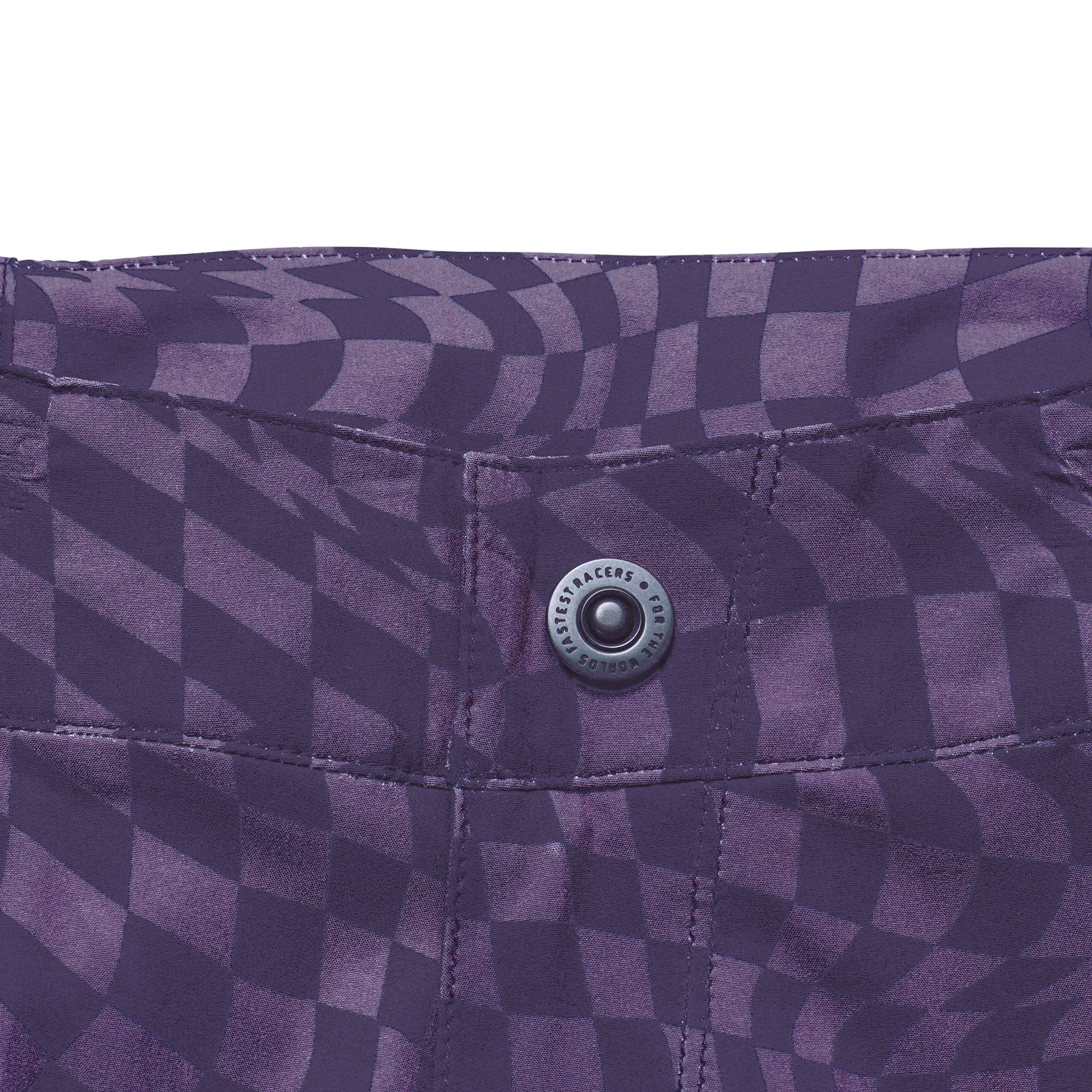 Lilium Women's Twisted Checker Print Pants in Purple - Stylish & Comfortable for Casual Wear, Office & Travel