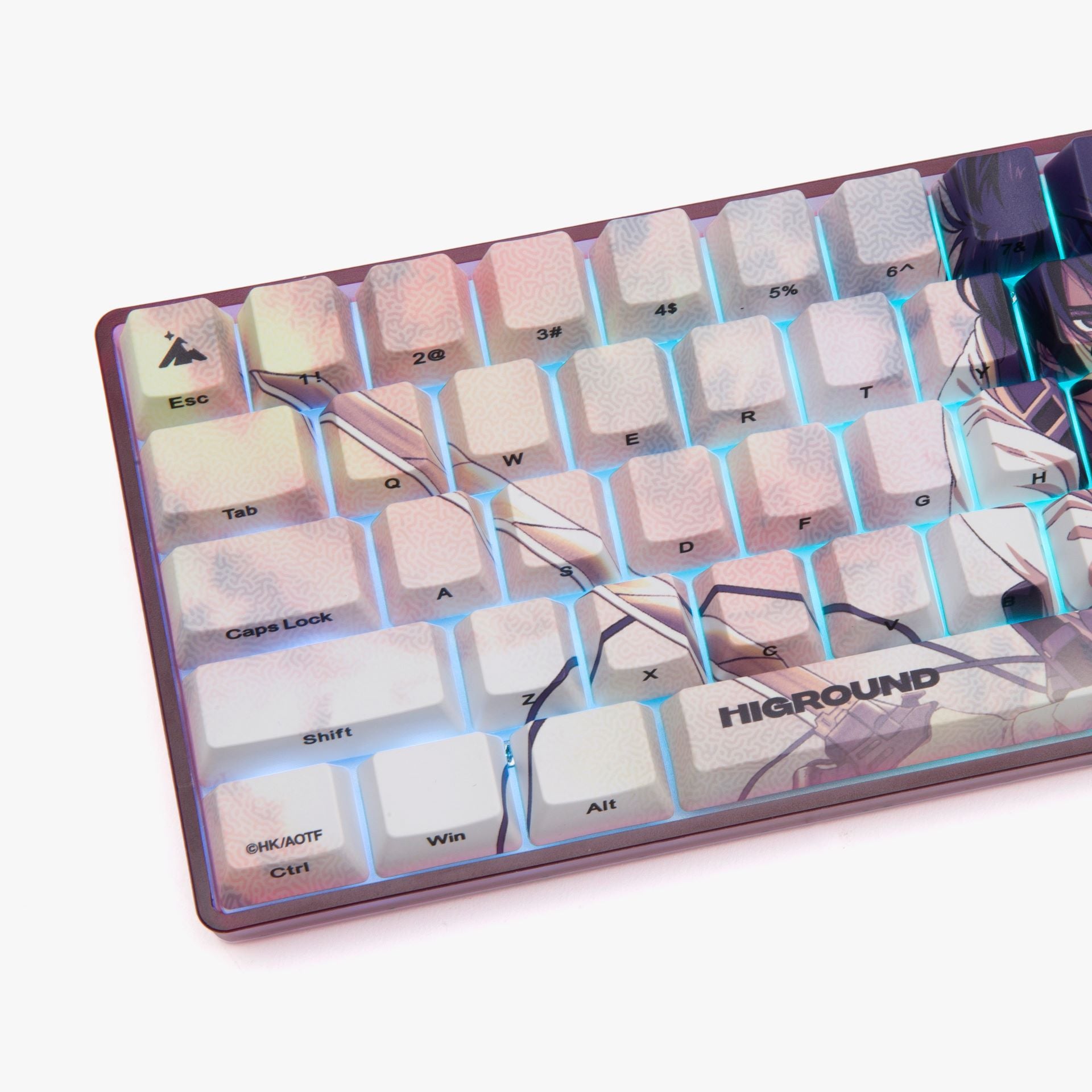 AOT2 x HG Basecamp 65% Mechanical Keyboard - MIKASA Edition | Compact 65% Layout for Gaming & Typing | Perfect for Esports, Office Work & Programming