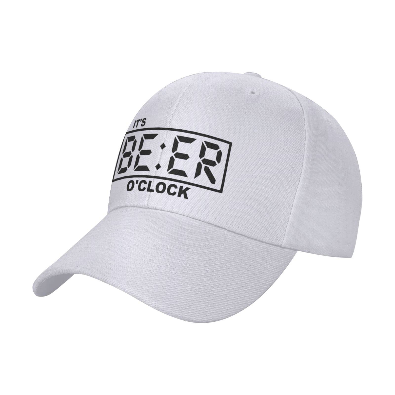 NW Beer O'Clock Trucker Hat - Adjustable Baseball Cap for Men & Women (Gray) - Perfect for Outdoor Activities, Parties & Casual Wear