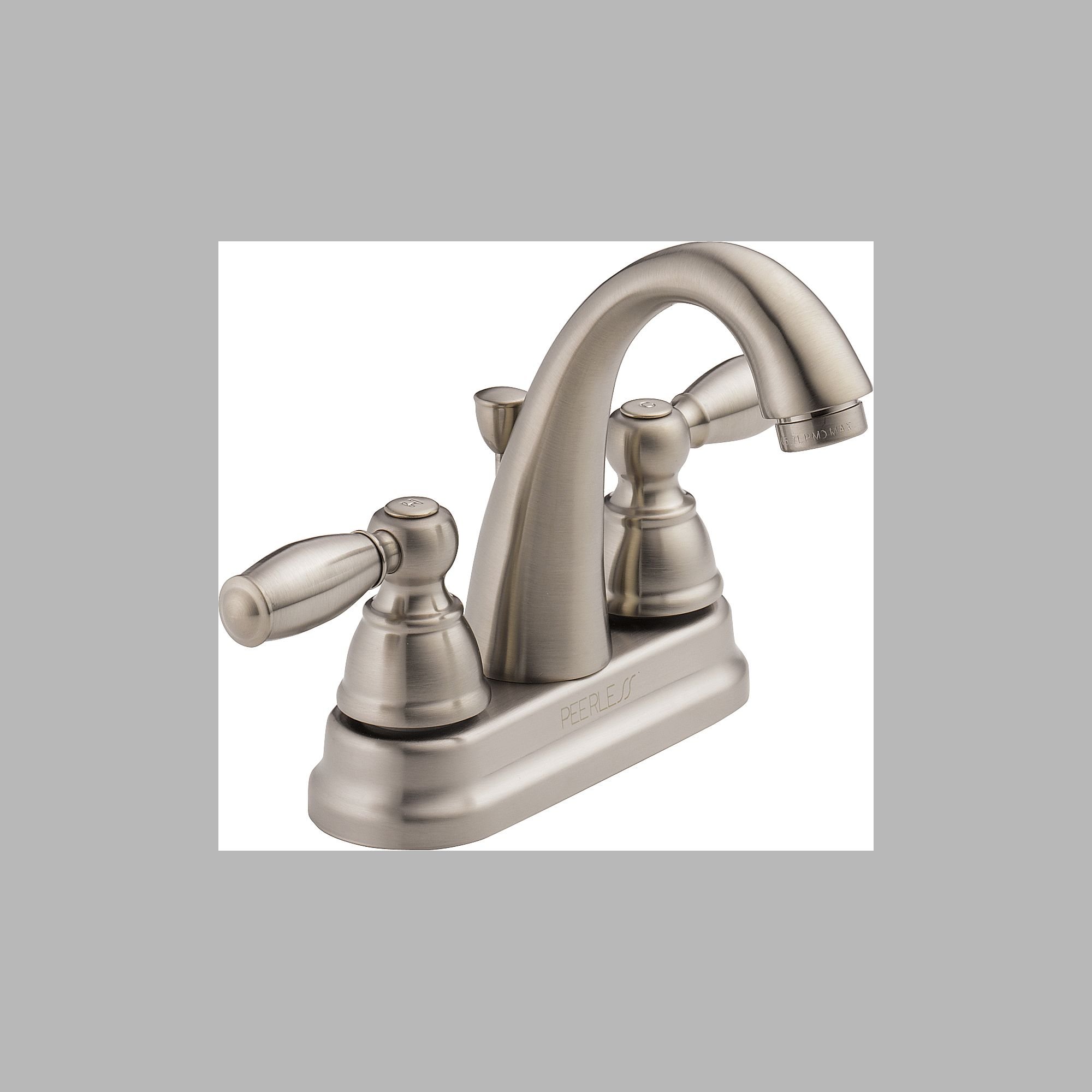 Peerless Claymore Centerset Bathroom Faucet Brushed Nickel - 4