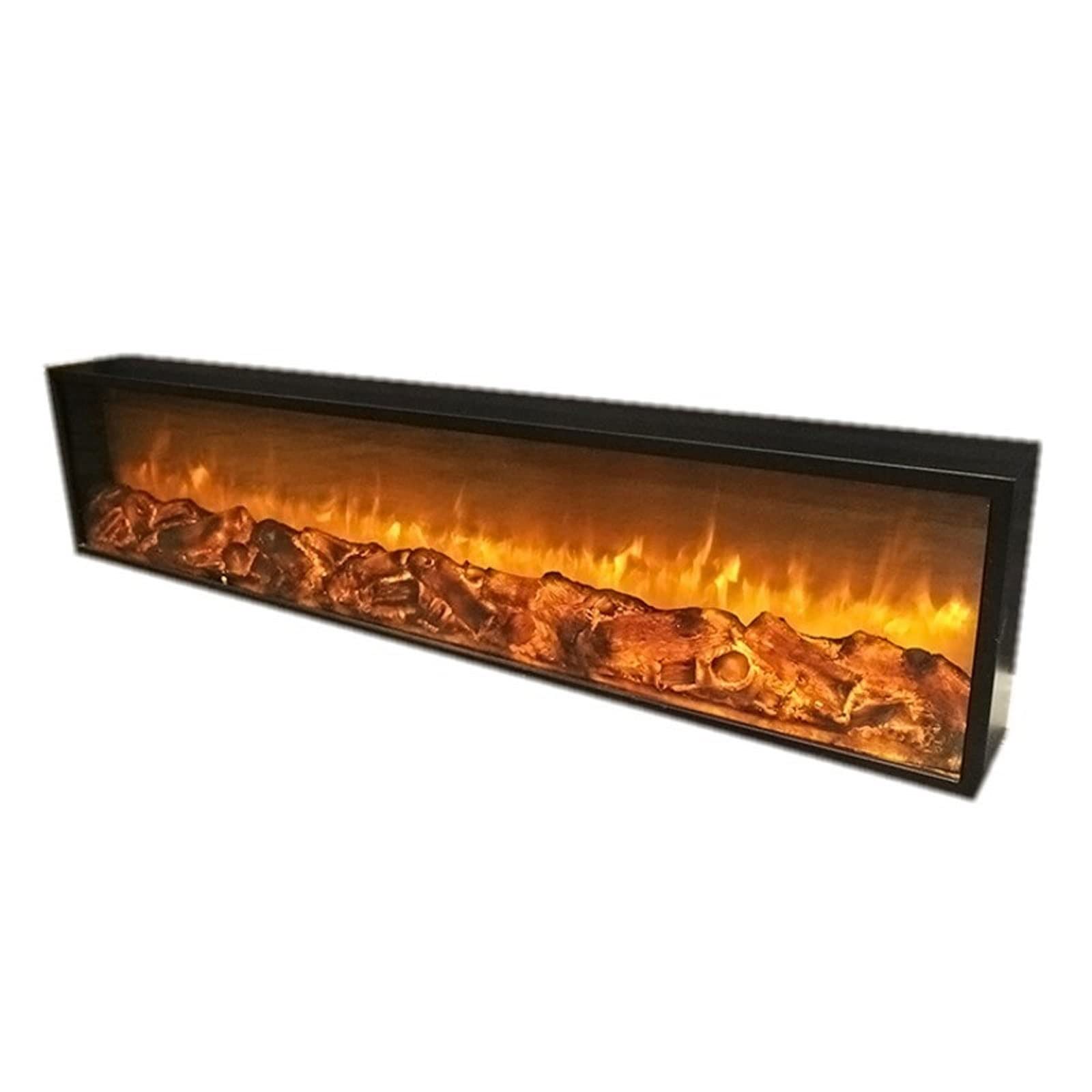 3D Simulation Flame Electric Fireplace - Water Vapor Technology, Realistic Fire Effect for Home Heating & Decor | Perfect for Living Room, Bedroom, Office | Energy Efficient & Safe Alternative to Traditional Fireplace