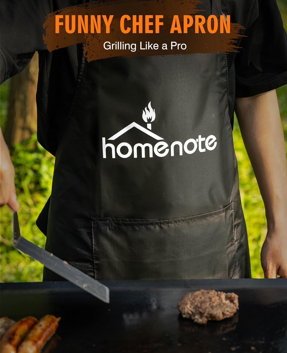 HOMENOTE 131 Pcs Heavy Duty Griddle Accessories Kit - Flat Top Grill Tools Set with Burger Spatula for Blackstone Griddles - Perfect for Outdoor Cooking, Camping & Backyard BBQs